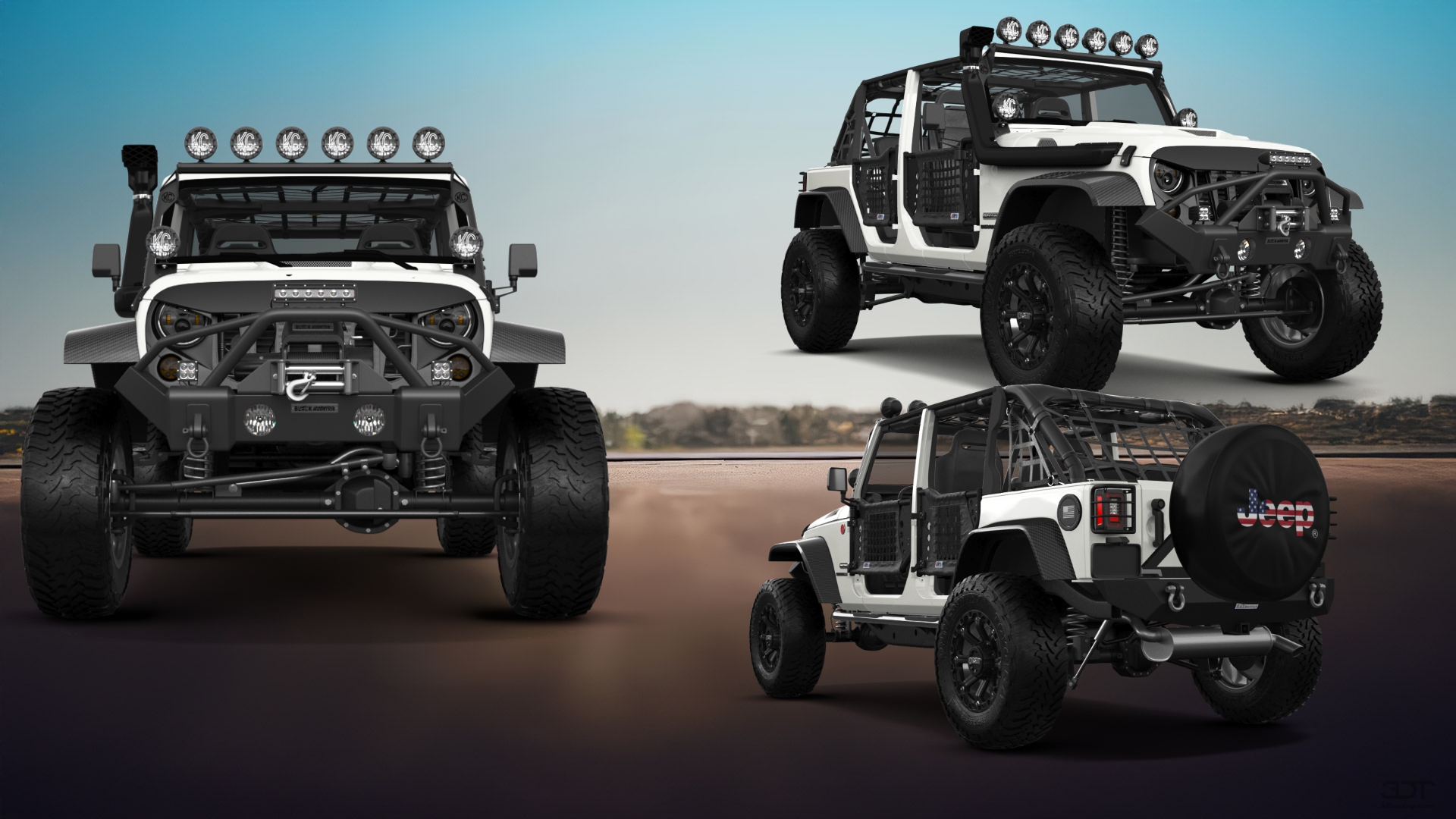 Jeep Wrangler Unlimited JK Rubicon Recon 4 Door SUV 2017 tuning