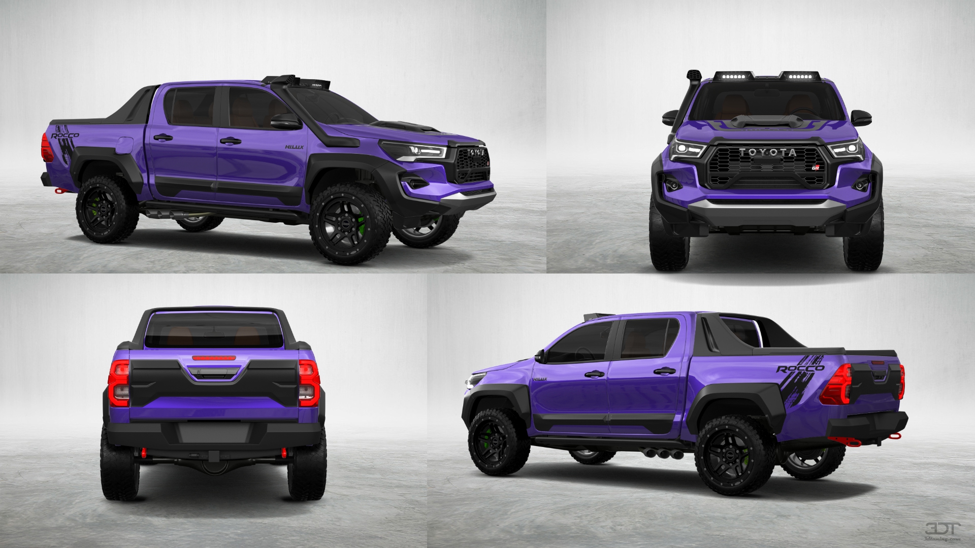 Toyota Hilux Double Cab 4 Door pickup truck 2015 tuning