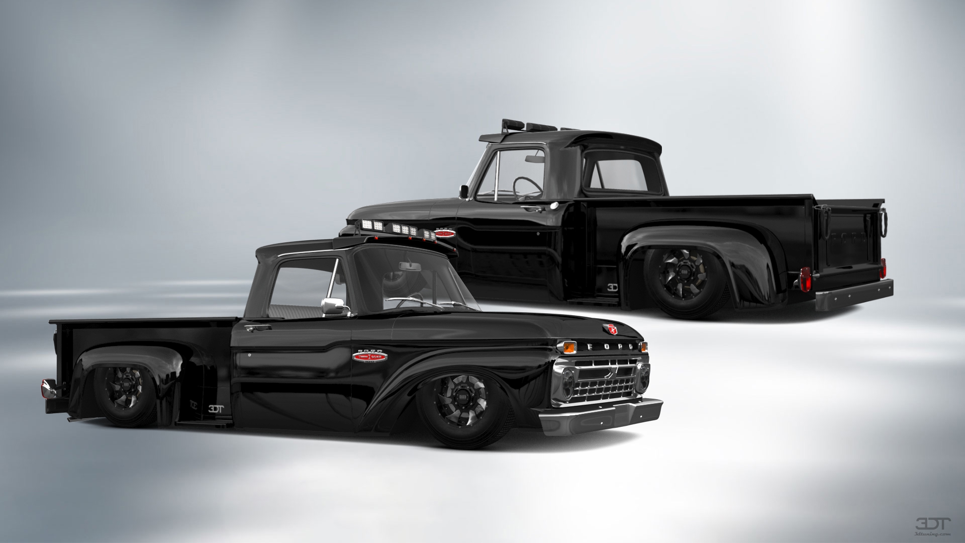 Ford F-100 Flareside 2 Door pickup truck 1961 tuning