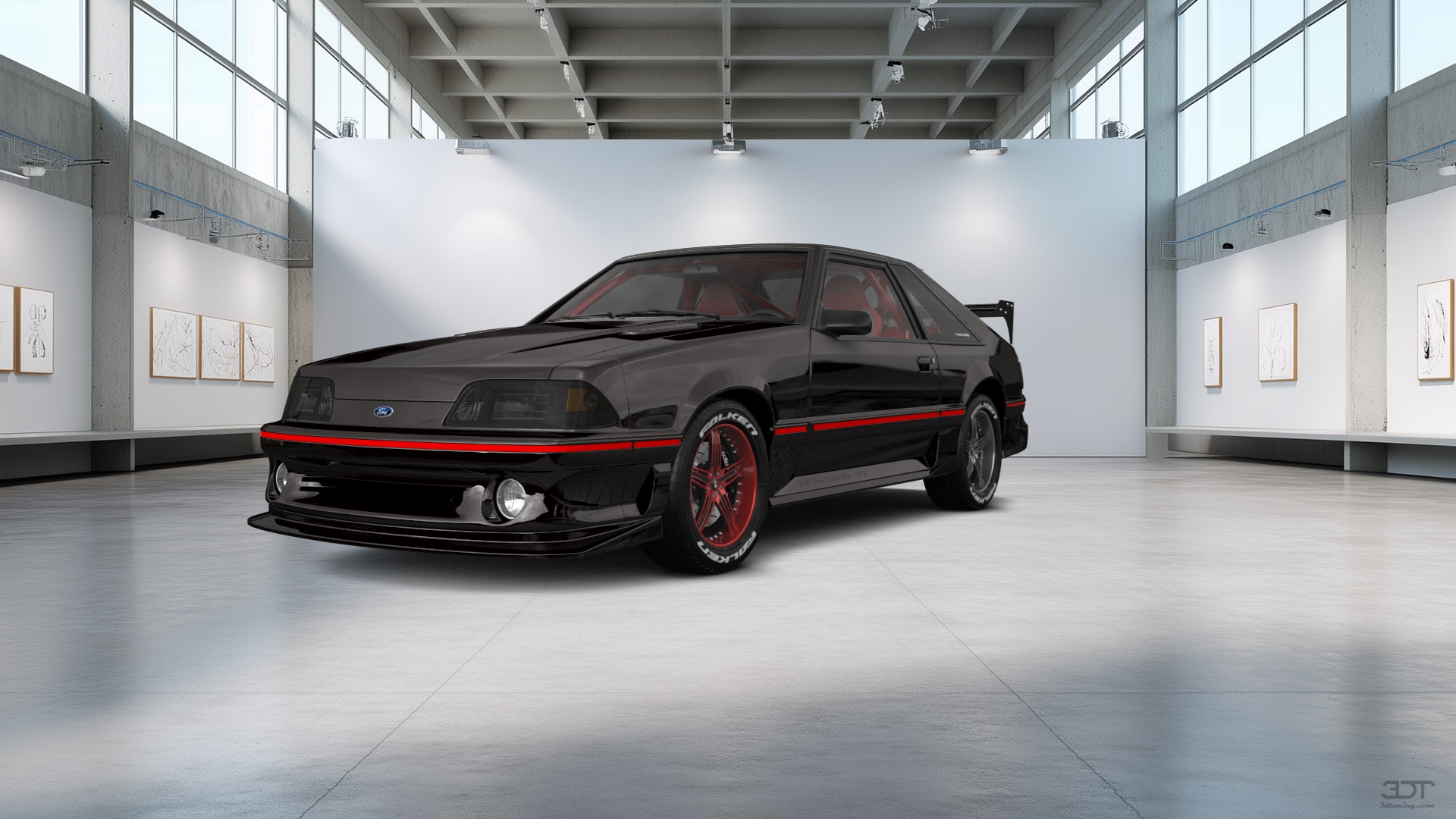 Ford Mustang 3 Door Hatchback 1988 tuning