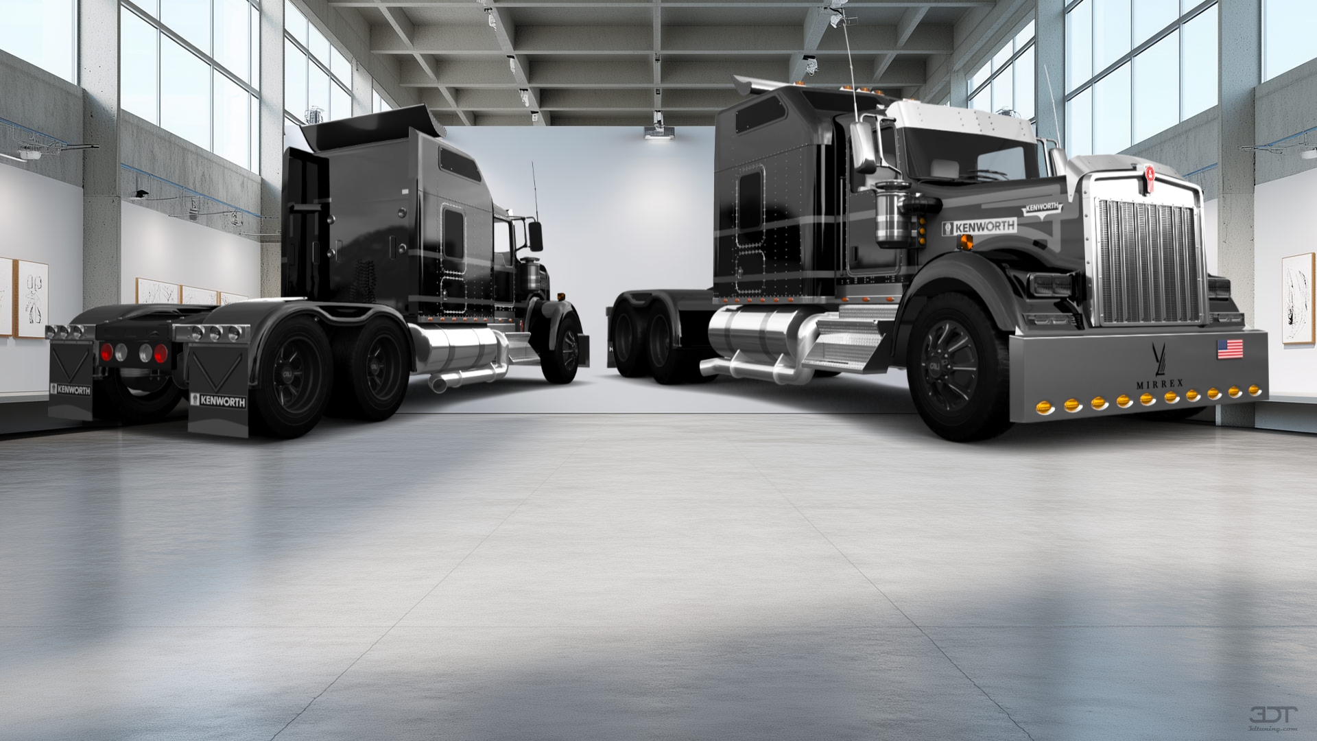 Kenworth W900 Sleeper Cab Truck 2015 tuning