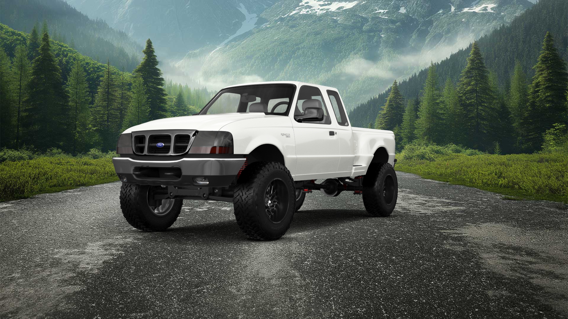 Ford Ranger Flareside 2 Door pickup truck 1998 tuning