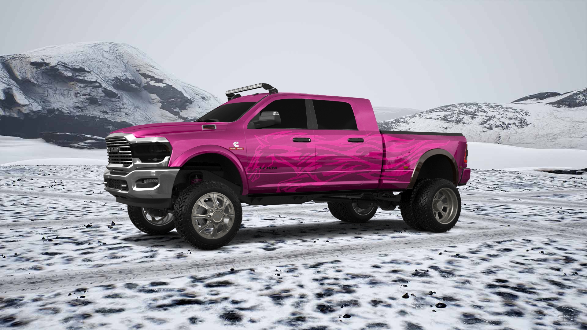 Dodge Ram 3500 4 Door pickup truck 2020 tuning