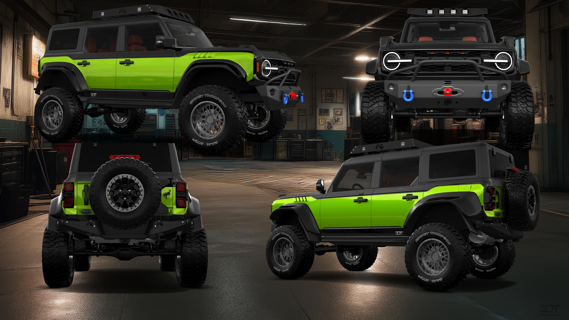 Ford Bronco Raptor 4 Door pickup truck 2022 tuning