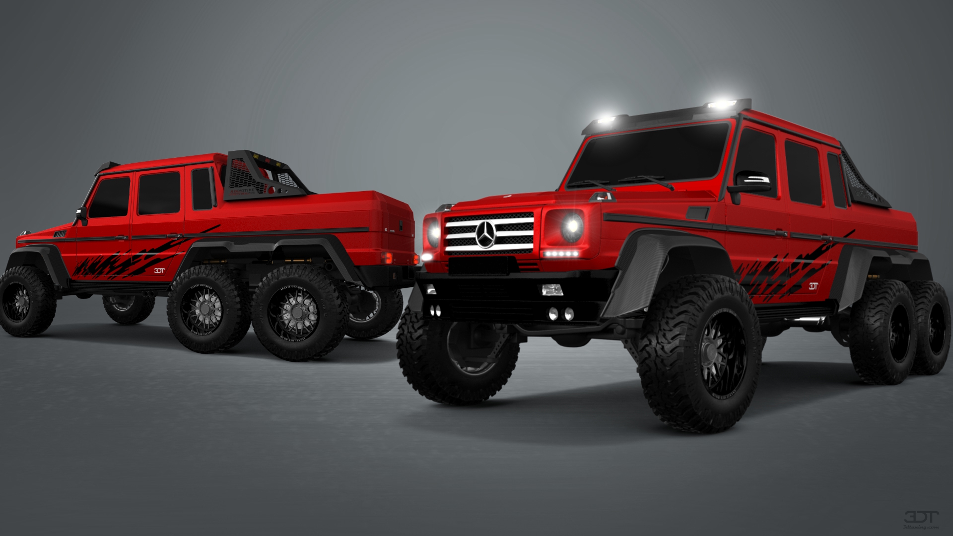 Mercedes G 63 AMG 6x6 4 Door pickup truck 2013 tuning