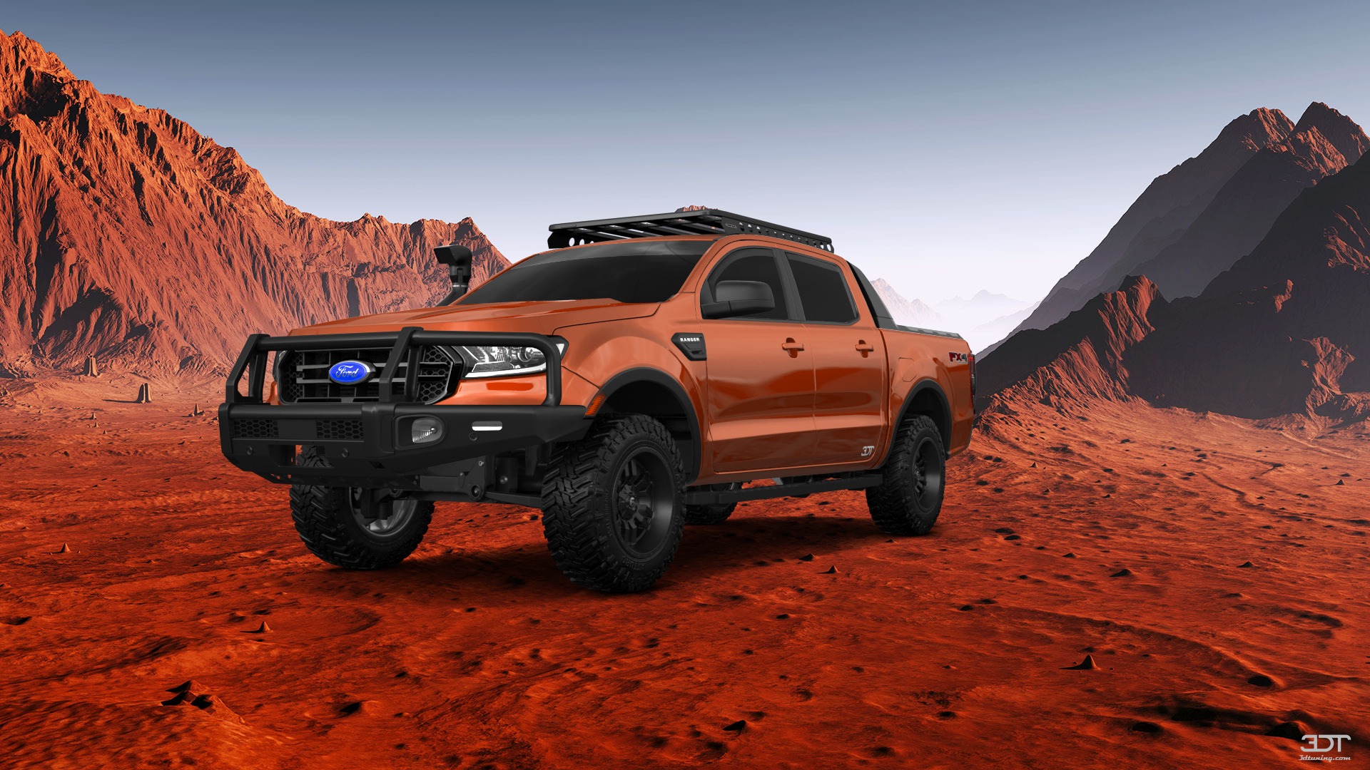 Ford Ranger 4 Door pickup truck 2019 tuning