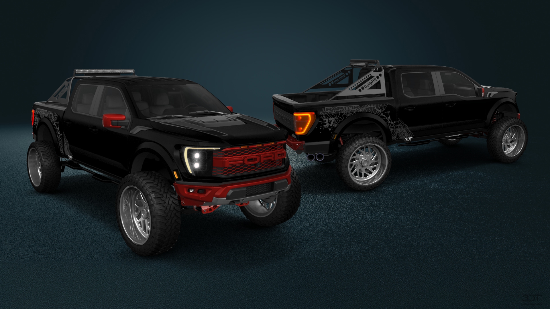 Ford F-150 Raptor 4 Door pickup truck 2021