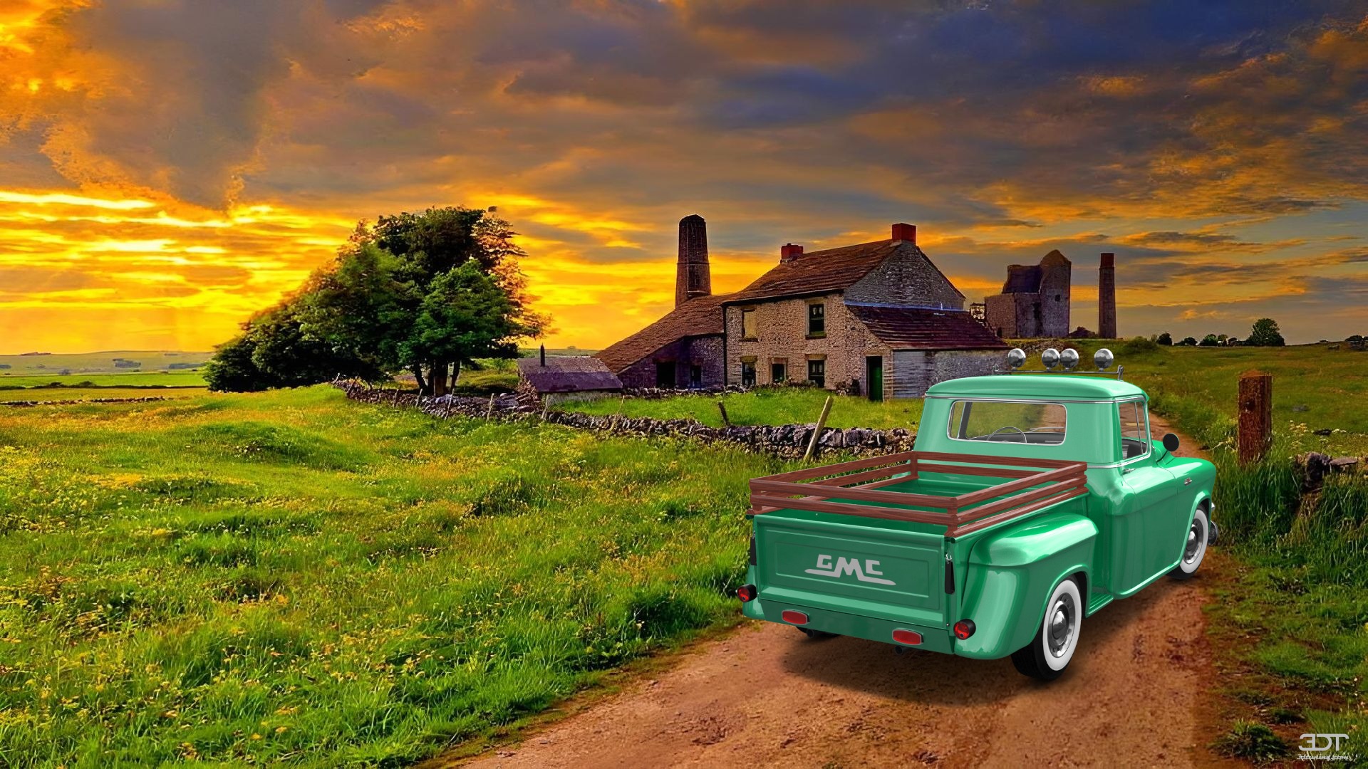 GMC 100 Stepside 2 Door pickup truck 1957