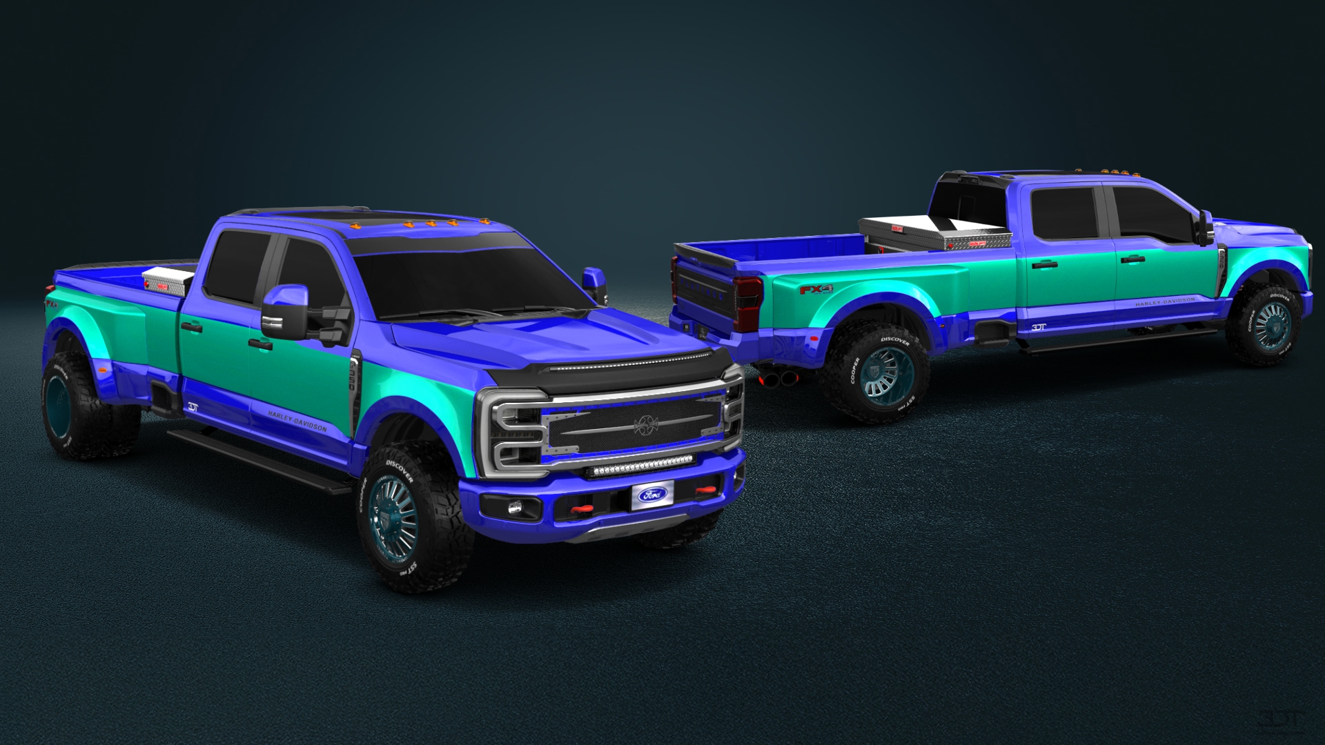 Ford F-350 DRW Crew Cab 4 Door pickup truck 2023 tuning