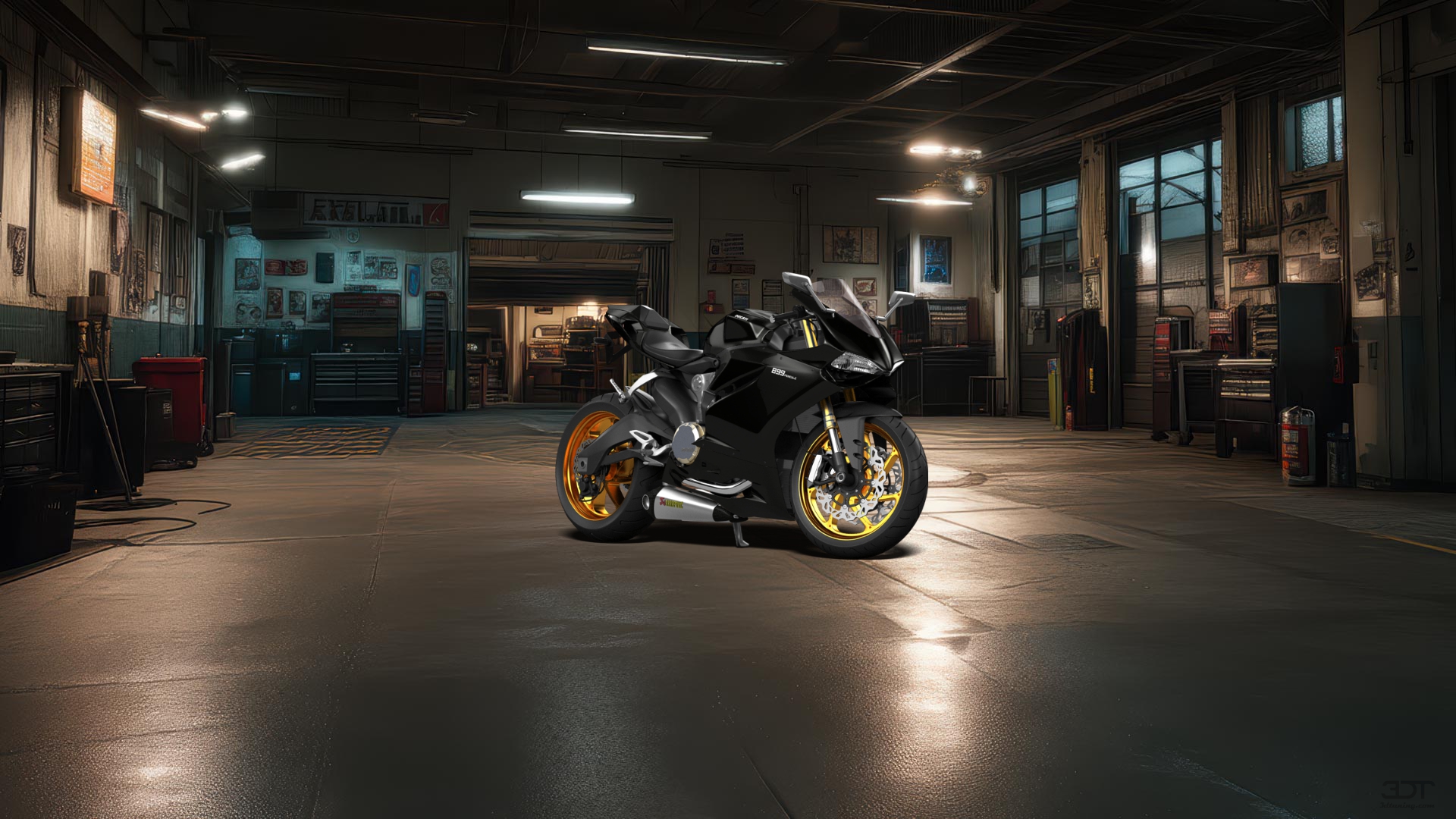Ducati 899 Panigale Sport Bike 2015 tuning