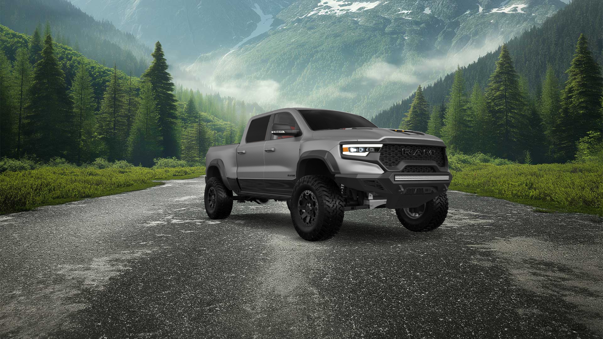 Dodge Ram 1500 TRX 4 Door pickup truck 2021