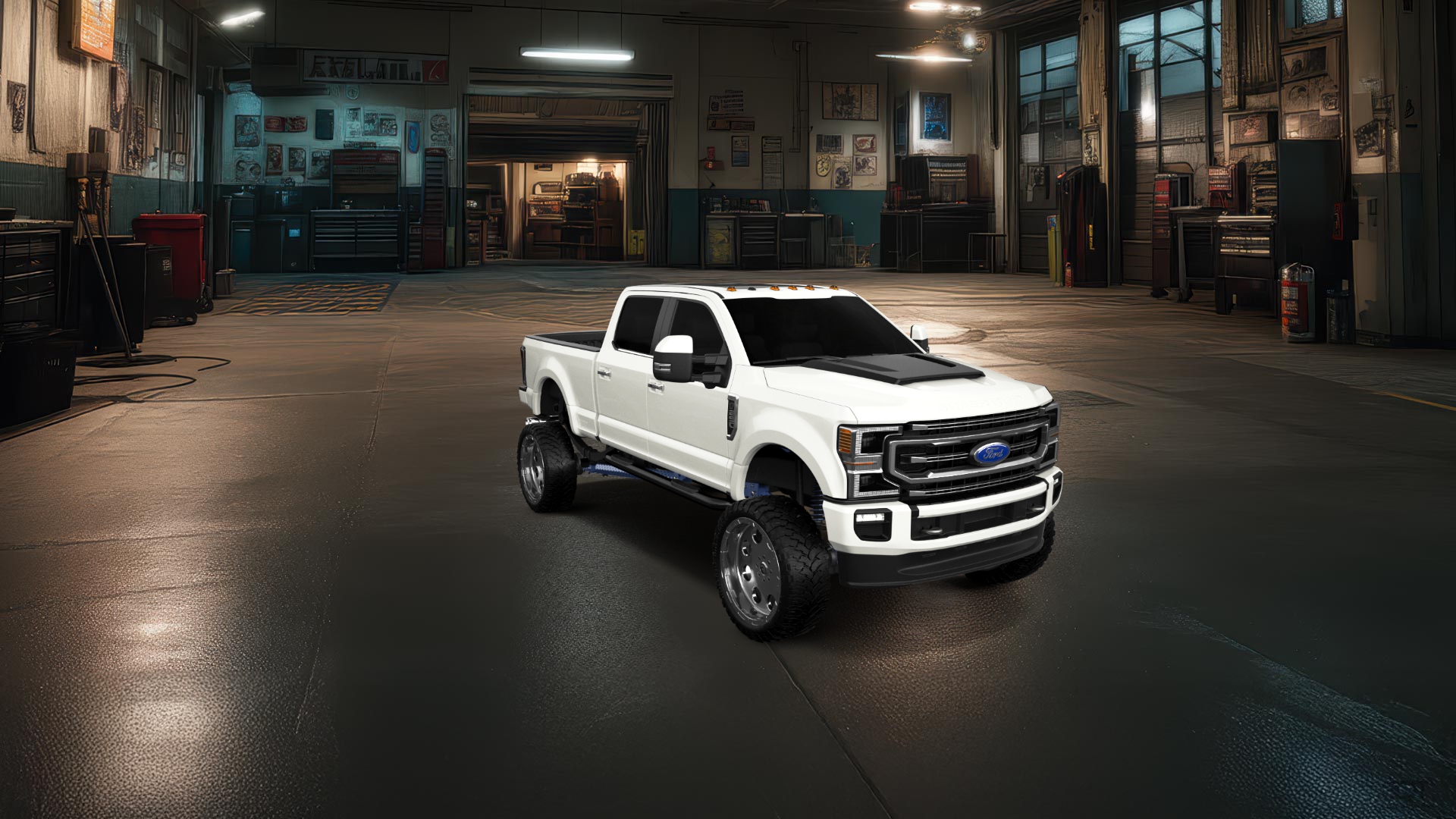 Ford F-250 4 Door pickup truck 2021 tuning