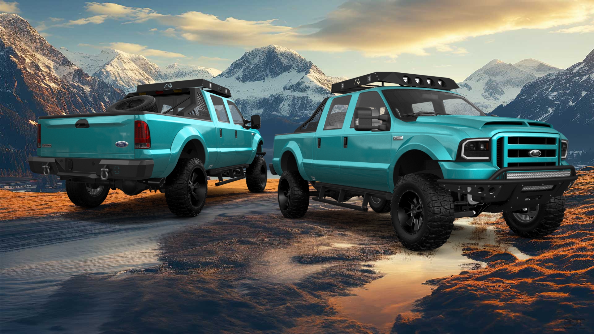 Ford F-250 Crew Cab 4 Door pickup truck 1999 tuning