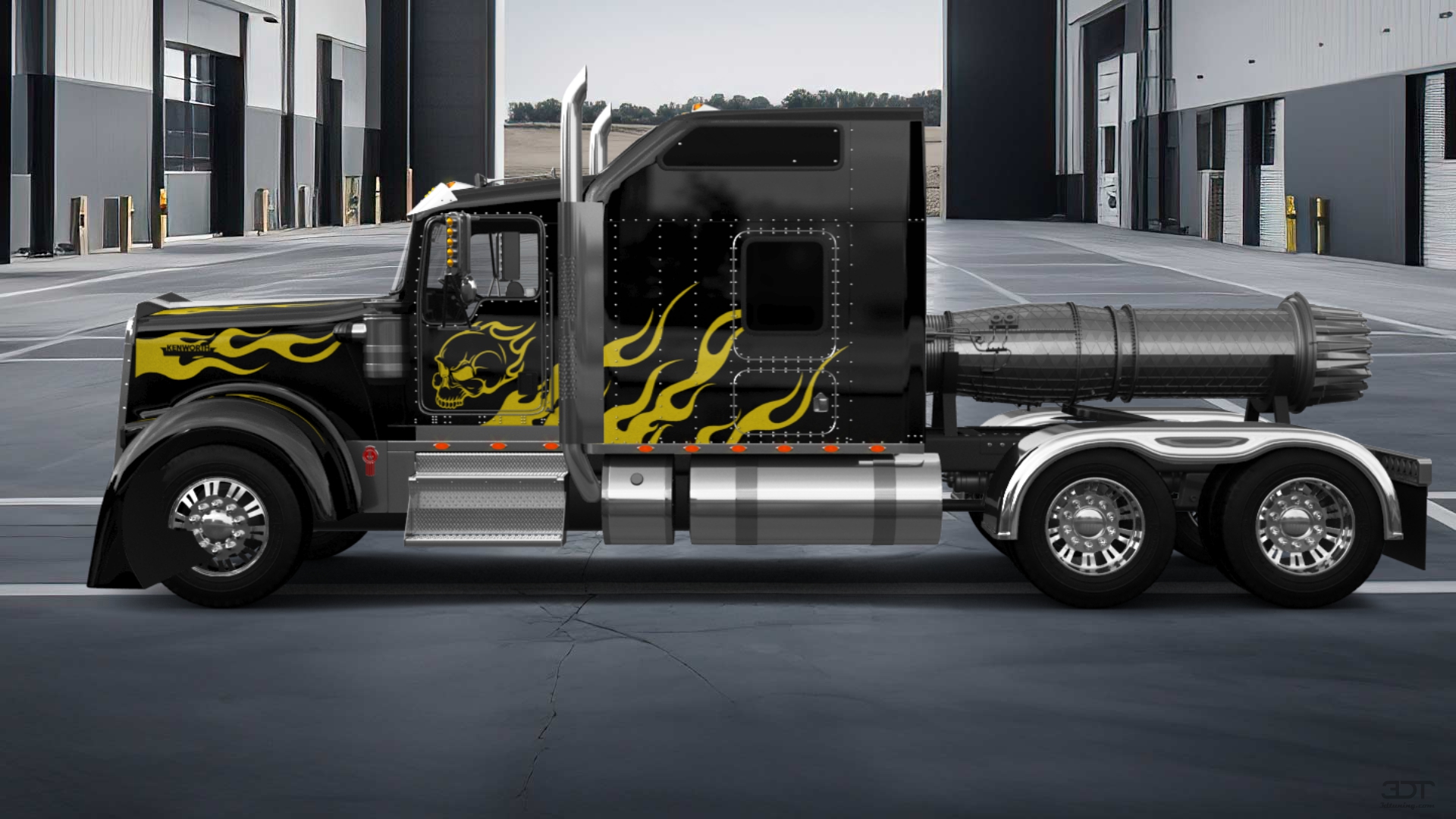 Kenworth W900 Sleeper Cab Truck 2015 tuning