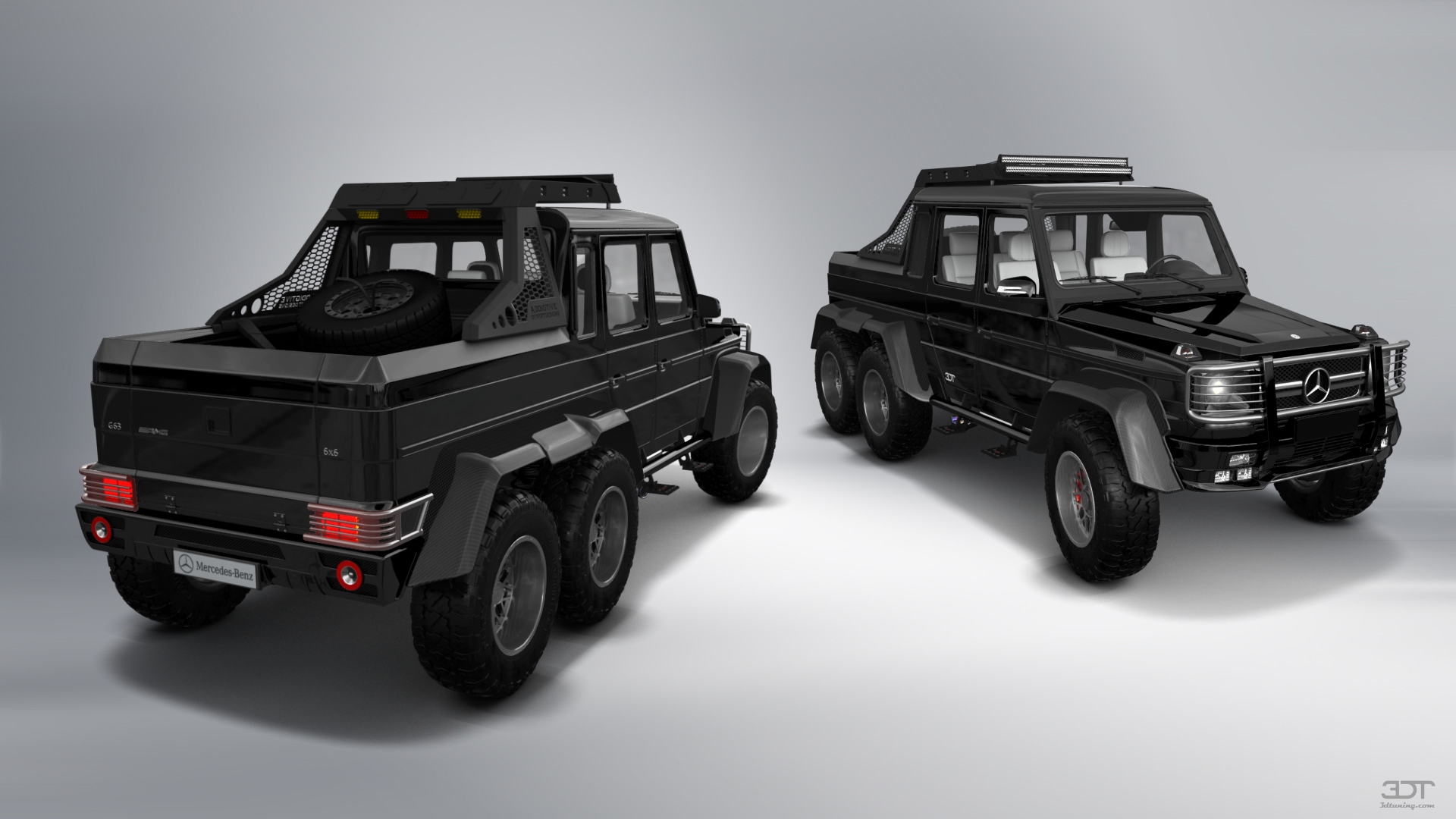 Mercedes G 63 AMG 6x6 4 Door pickup truck 2013 tuning
