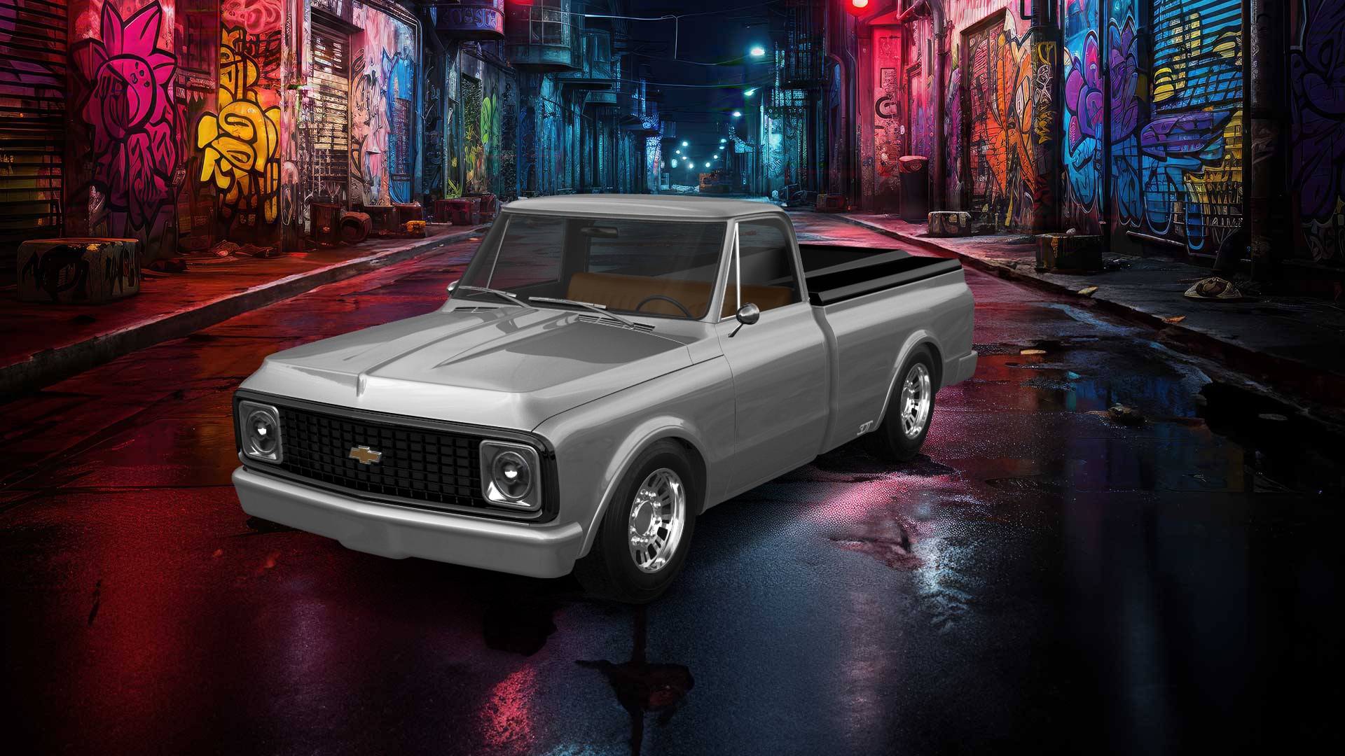 Chevrolet C-10 Cheyenne 2 Door pickup truck 1972 tuning