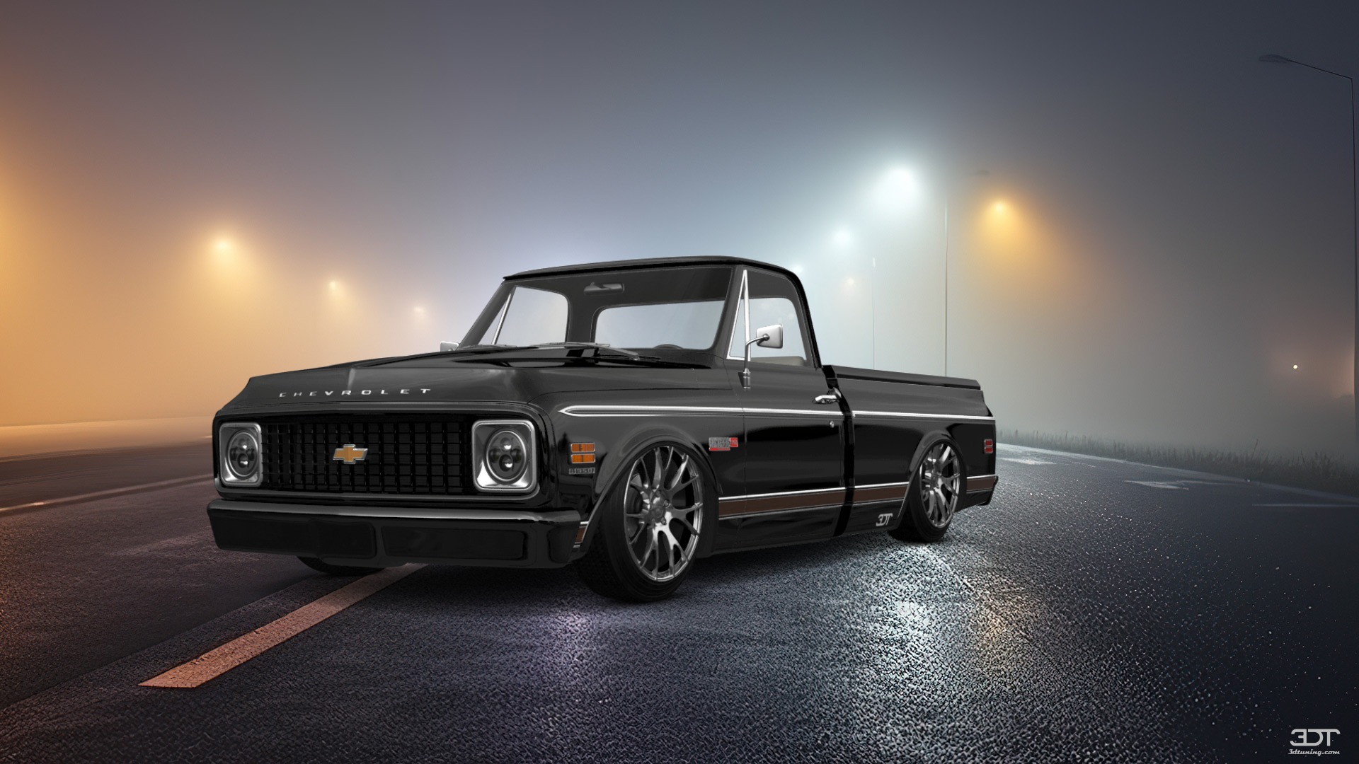 Chevrolet C-10 Cheyenne 2 Door pickup truck 1972 tuning