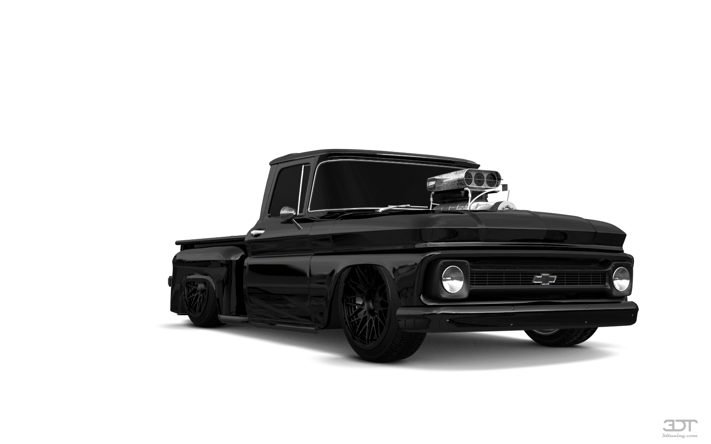 Tuning Chevrolet C-10 Stepside 2 Door pickup truck 1963