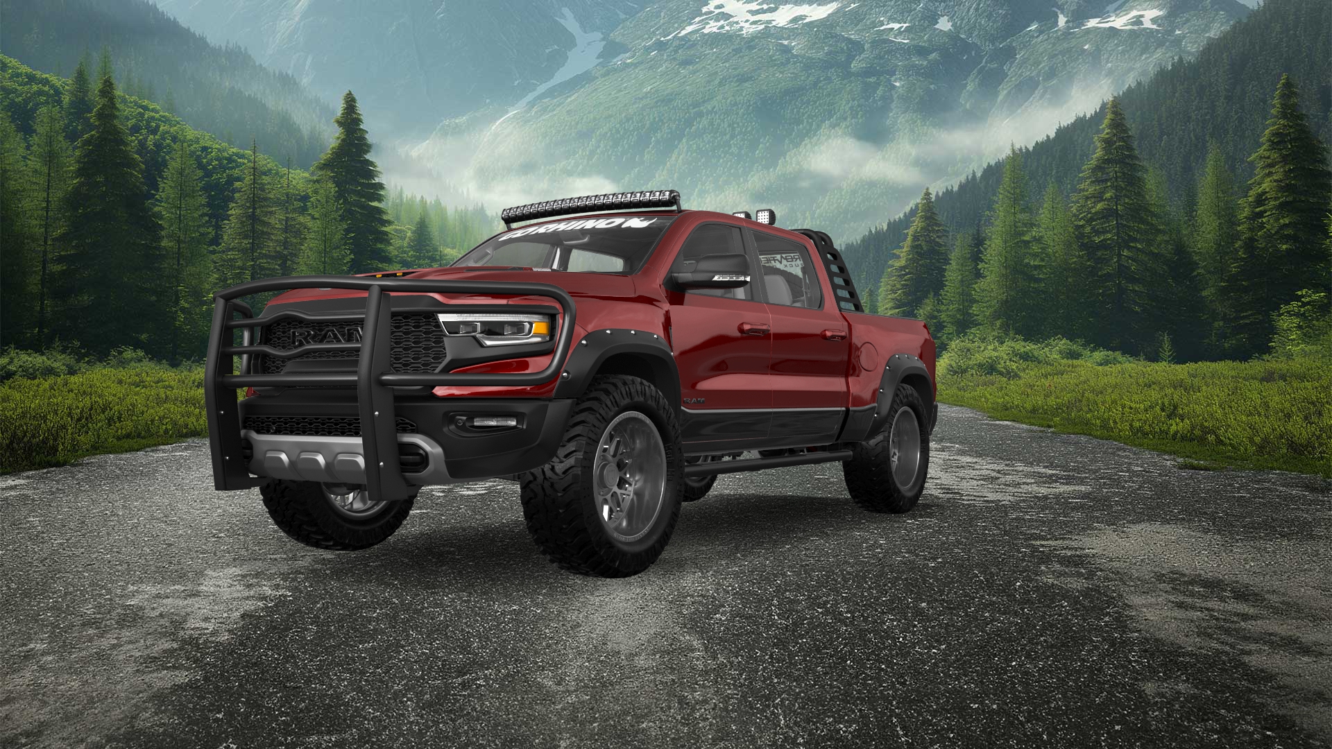 Dodge Ram 1500 TRX 4 Door pickup truck 2021 tuning