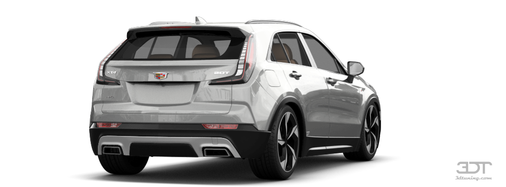 Cadillac XT4 white + tan interior