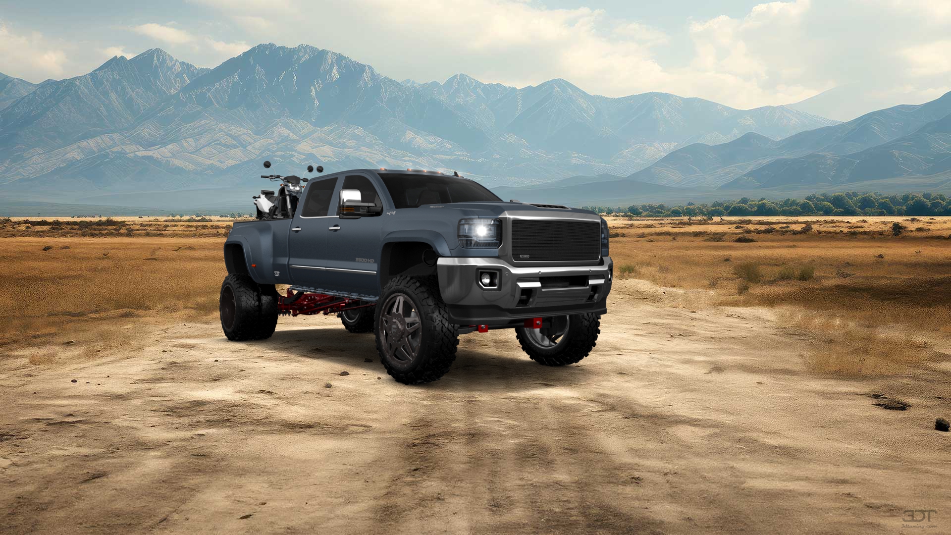 GMC Sierra 3500 HD Crew Cab 4 Door pickup truck 2015 tuning