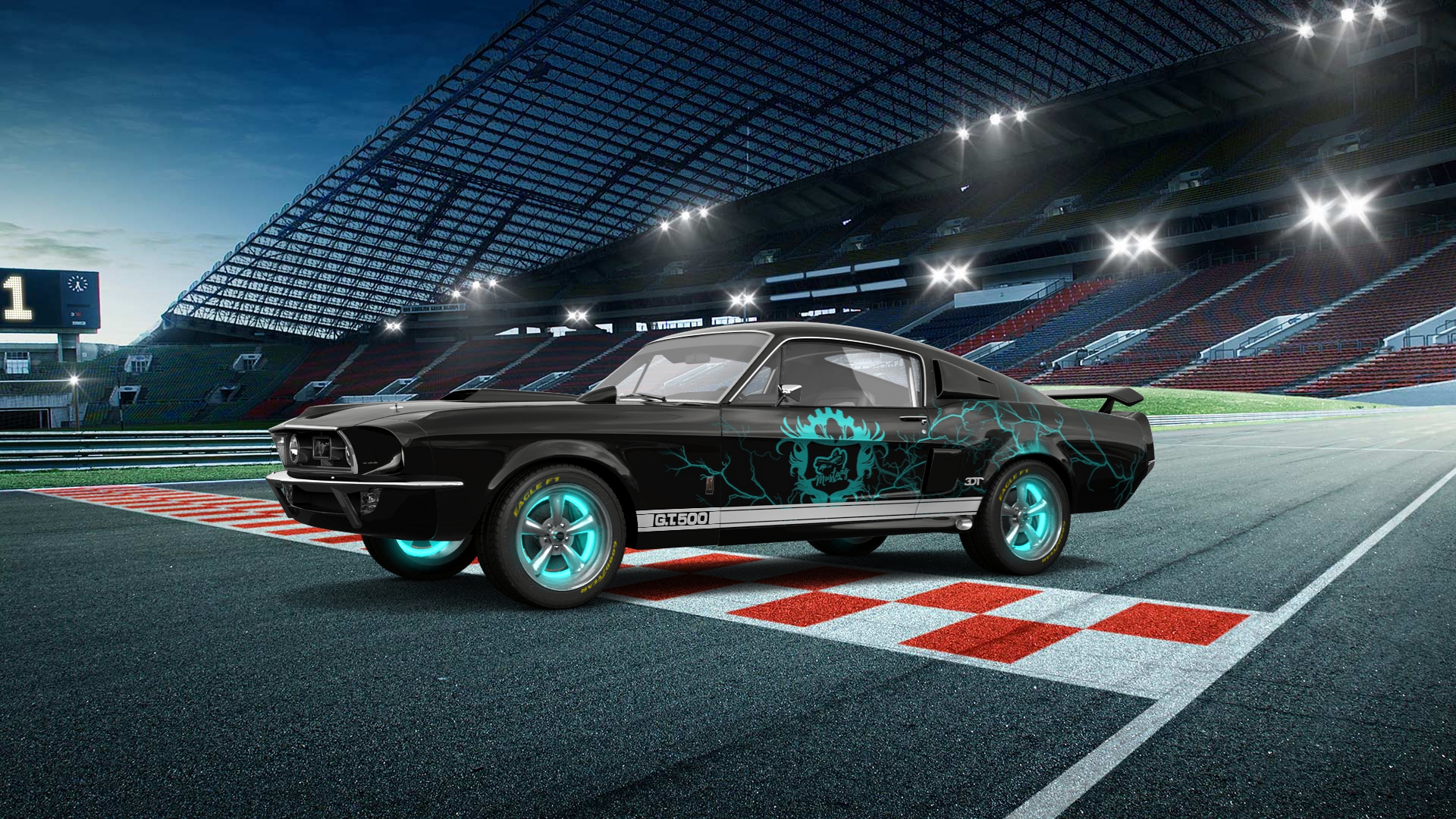 Mustang GT500 2 Door Coupe 1968