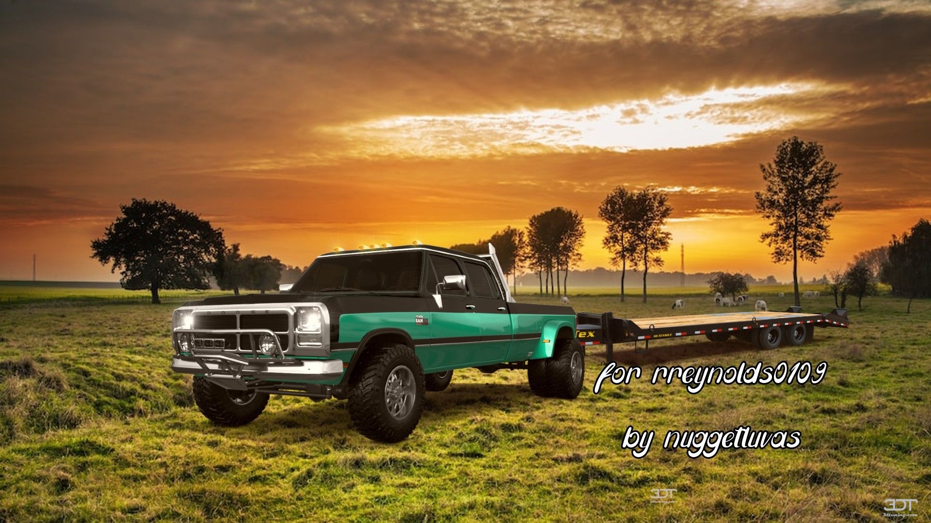 Dodge Ram 350 4 Door pickup truck 1991