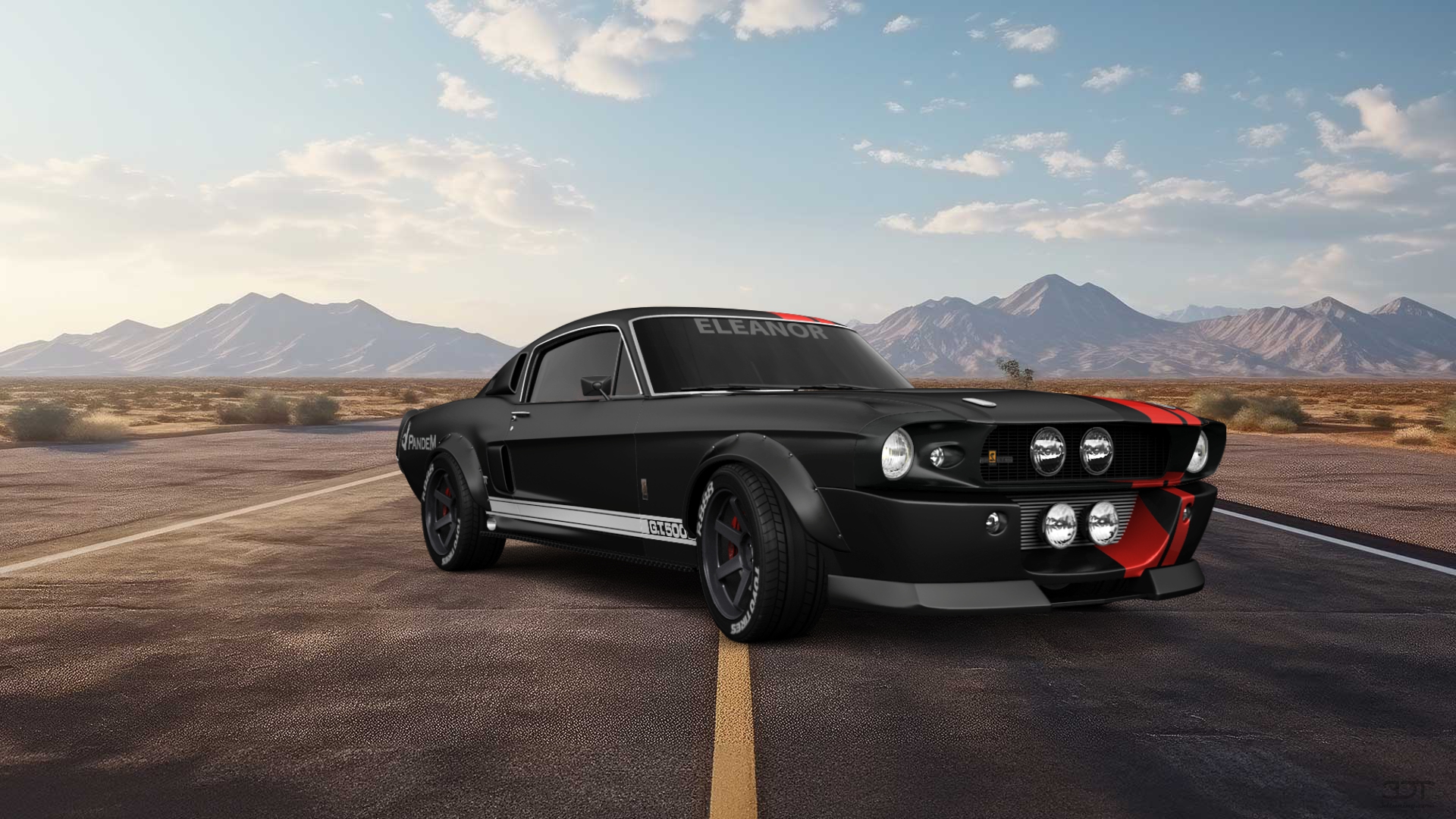 Mustang GT500 2 Door Coupe 1968