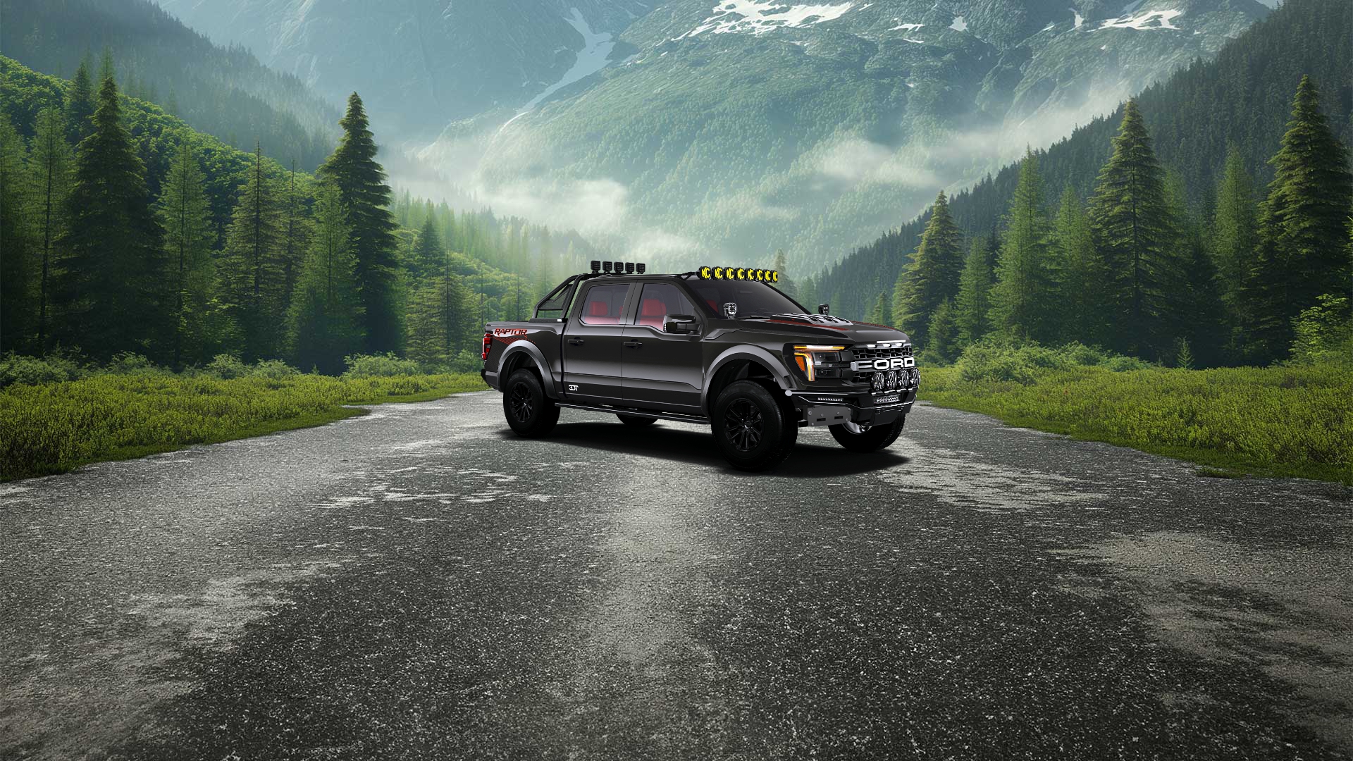 Ford F-150 Raptor 4 Door pickup truck 2024 tuning