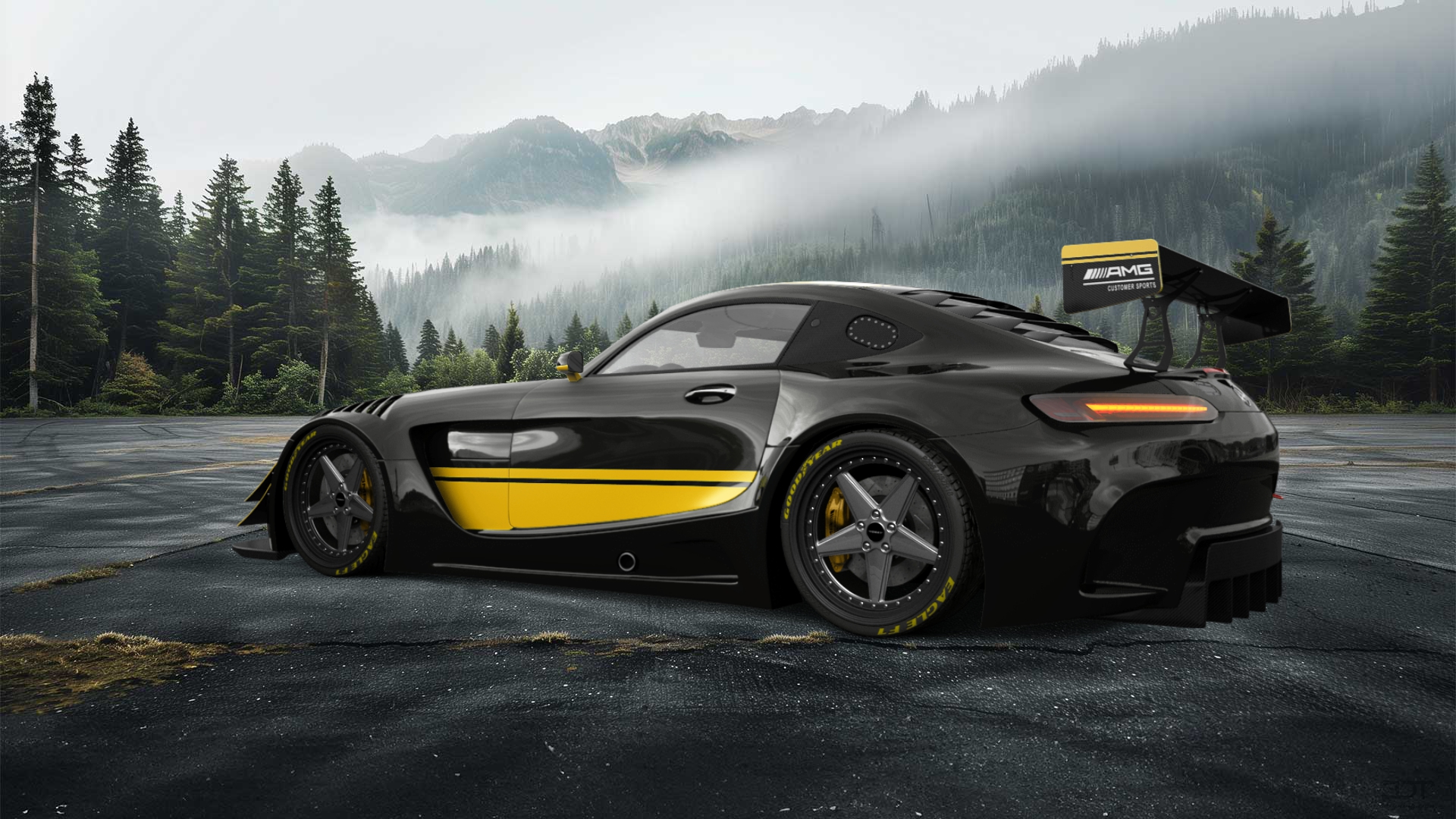 Mercedes AMG GT 2 door fastback coupe 2016