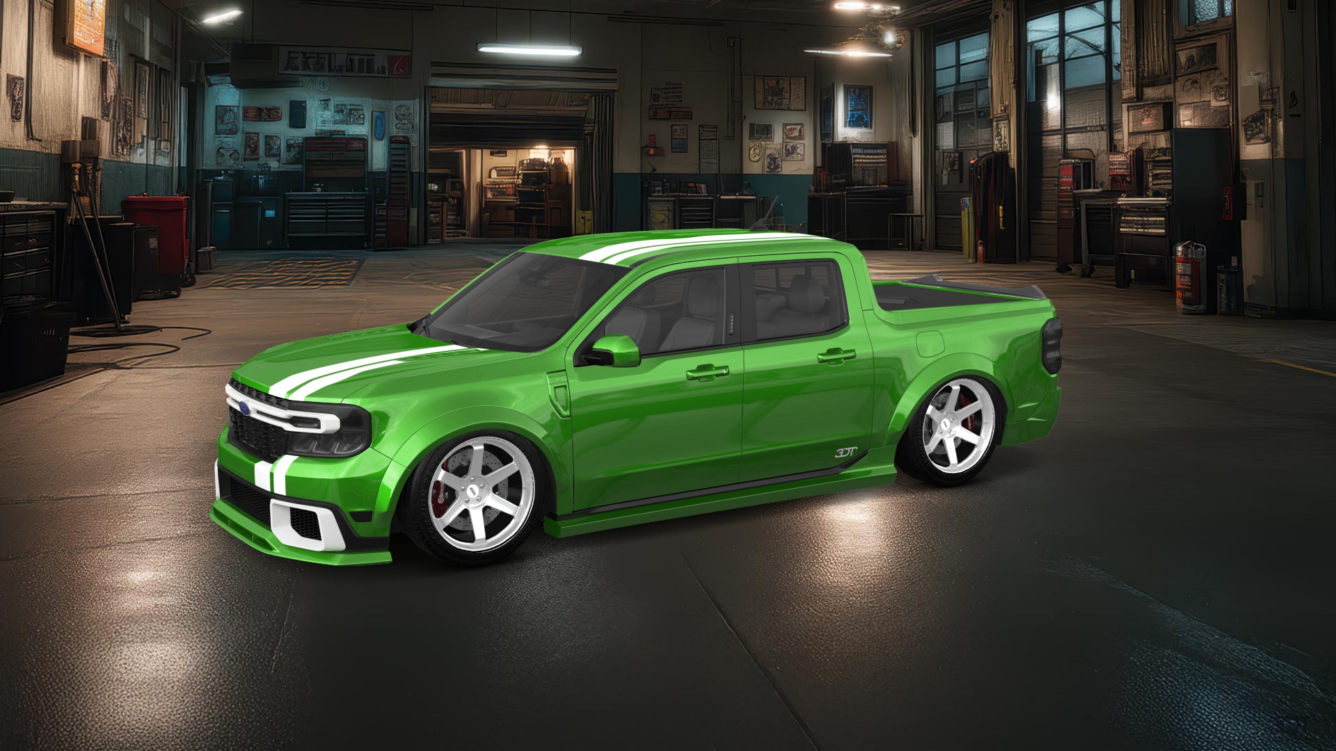Ford Maverick 4 Door pickup truck 2022 tuning