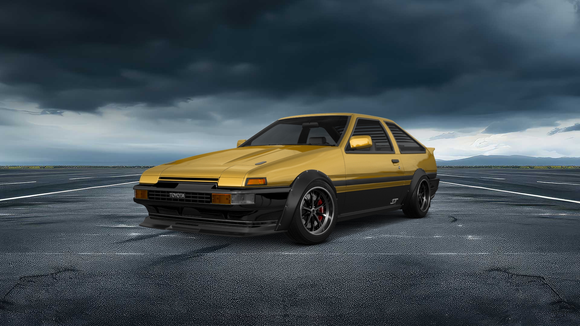 Toyota AE86 3 Door Hatchback 1985 tuning