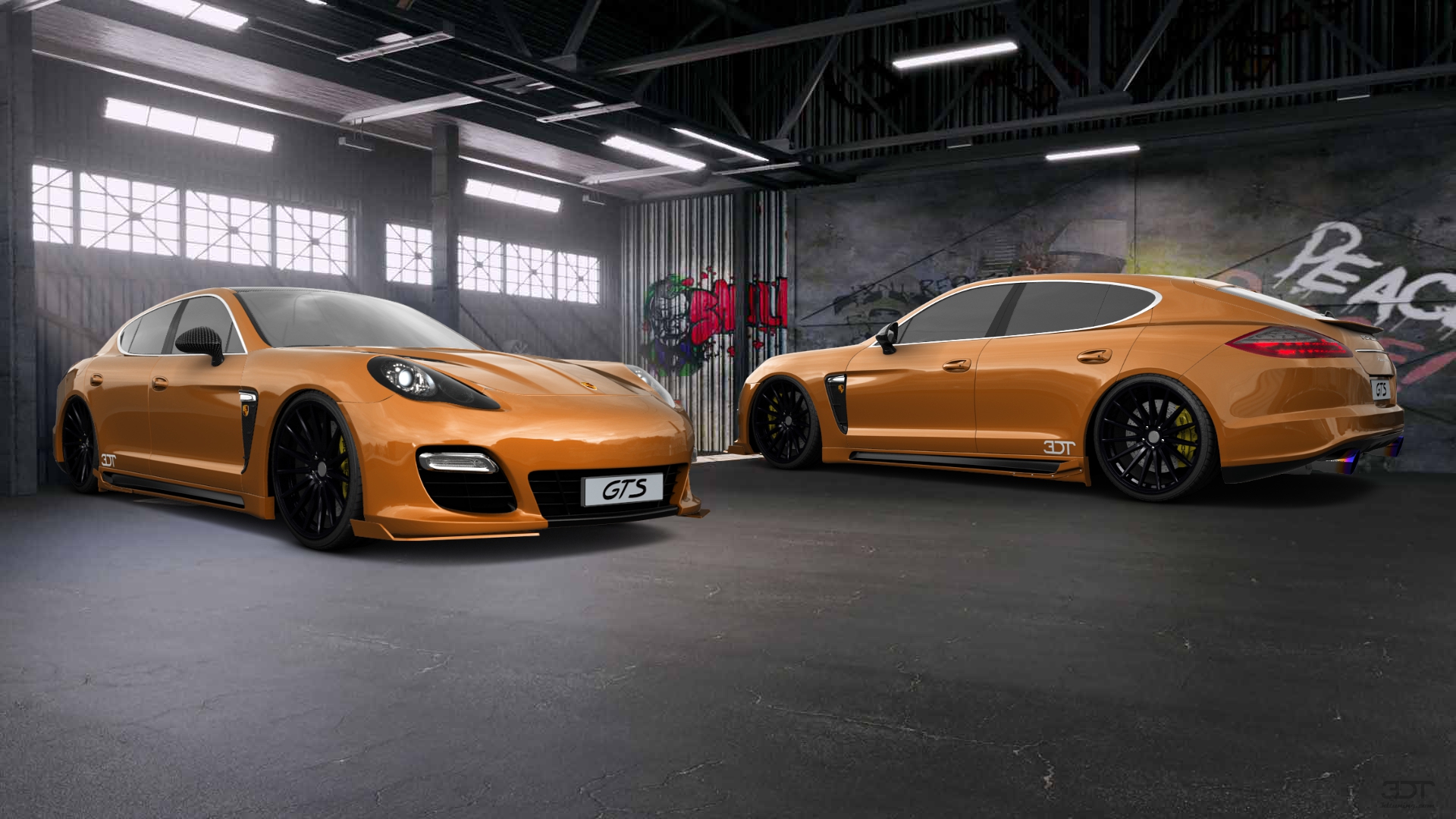 Porsche Panamera 4 door fastback saloon 2011 tuning