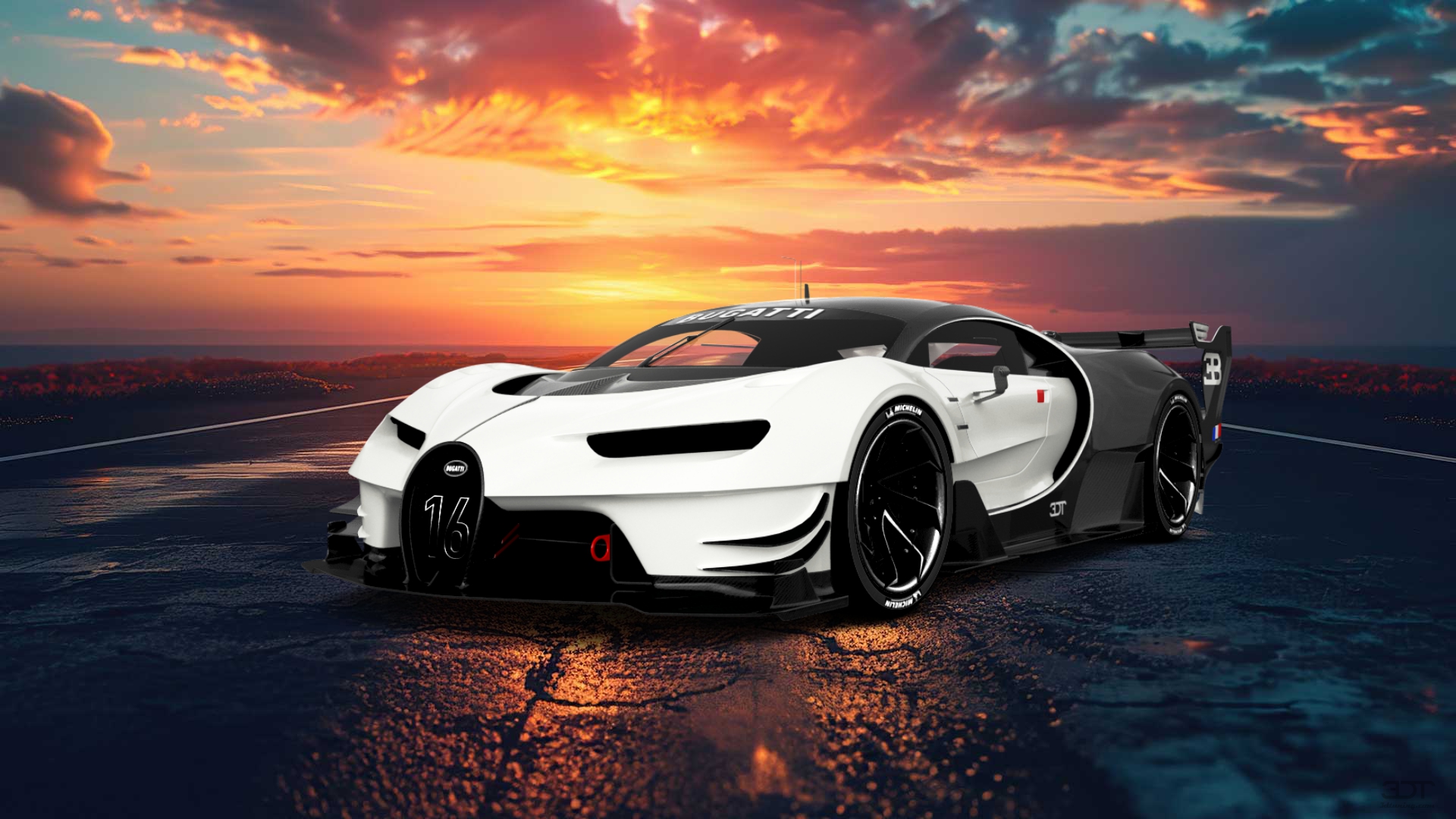 Bugatti Vision GT Supercar 2015 tuning