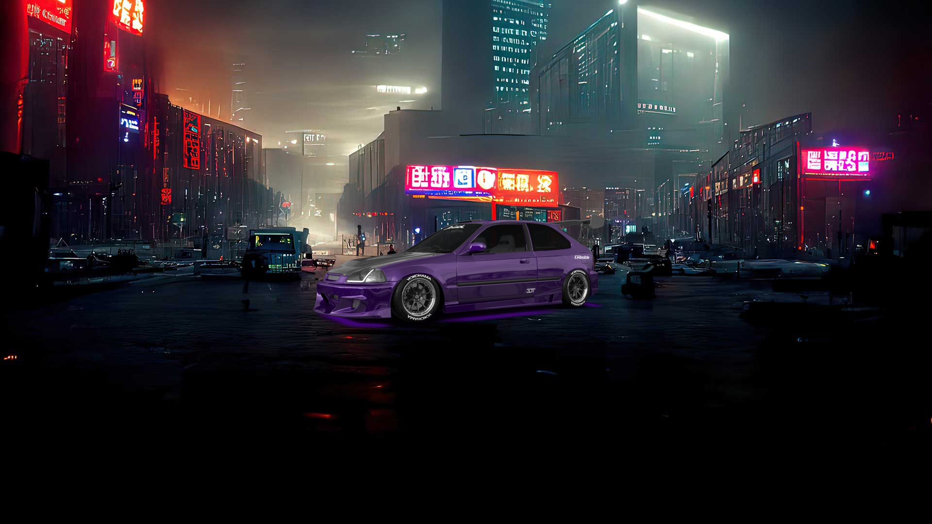 Honda Civic 3 Door Hatchback 1997 tuning