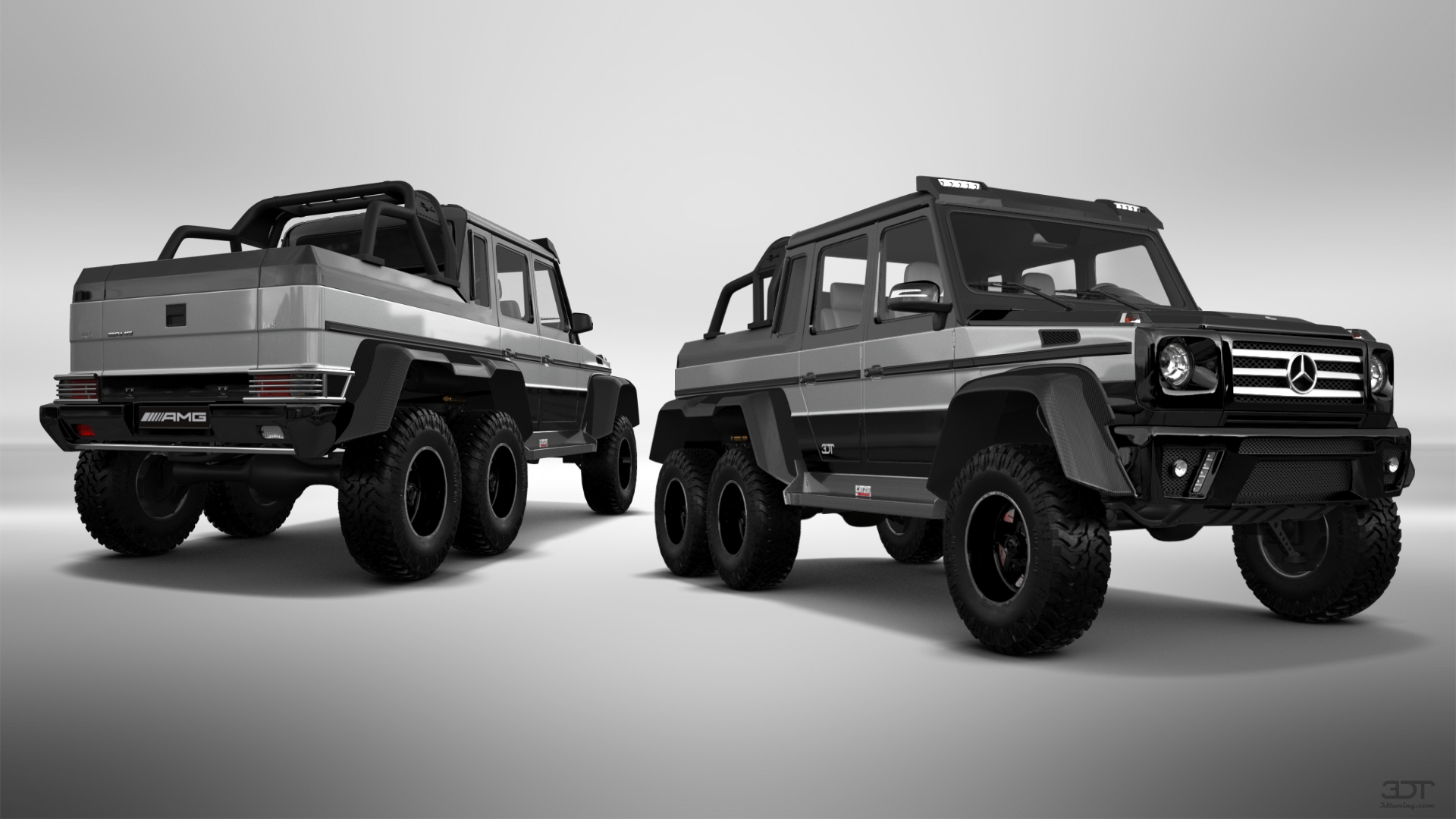 Mercedes G 63 AMG 6x6 4 Door pickup truck 2013 tuning