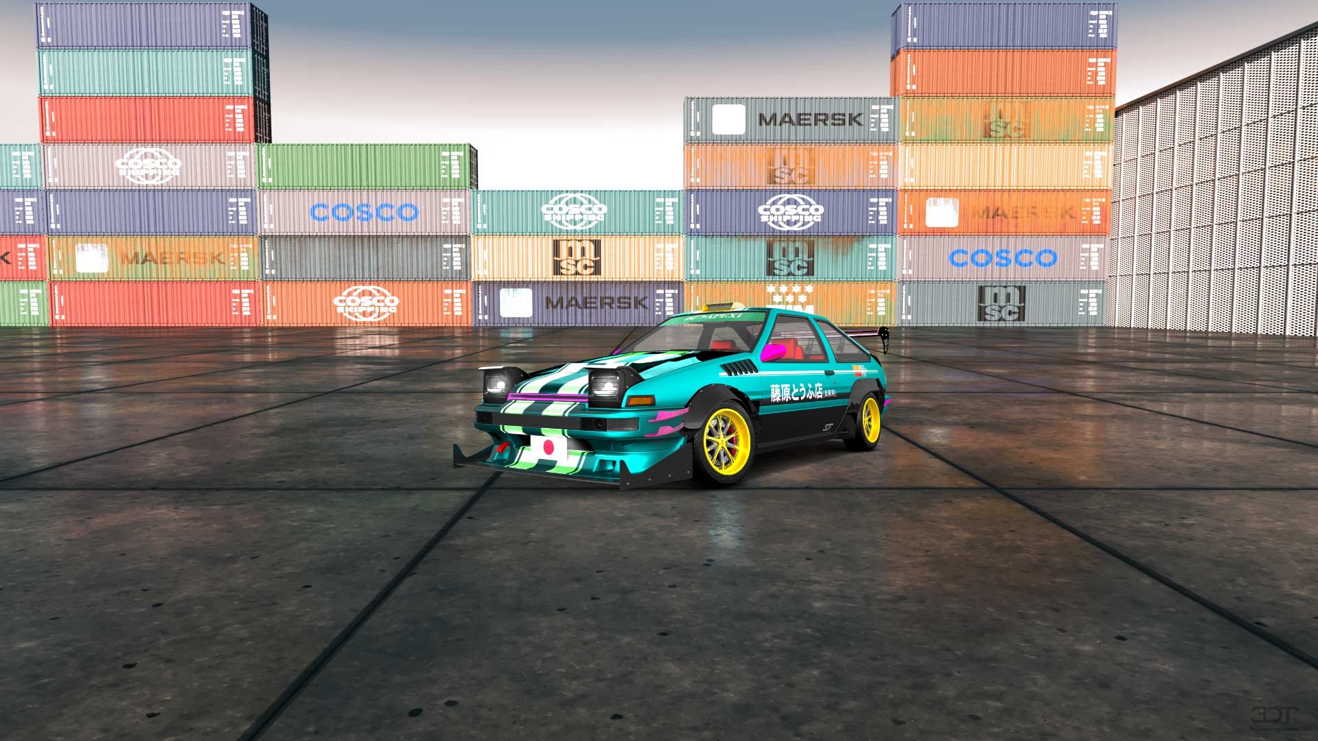 Toyota AE86 3 Door Hatchback 1985 tuning
