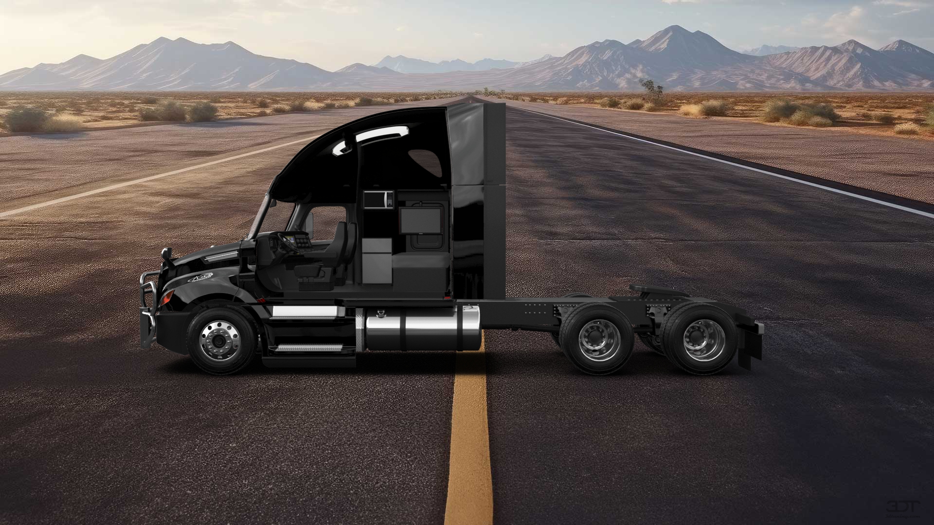 Freightliner Cascadia Sleeper Cab Truck 2018 tuning