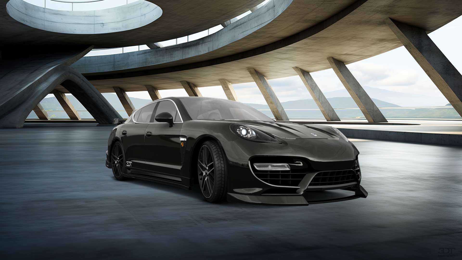 Porsche Panamera 4 door fastback saloon 2011 tuning