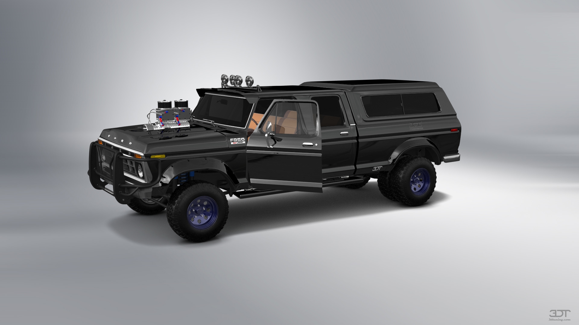 Ford F-350 Dually 4 Door pickup truck 1973
