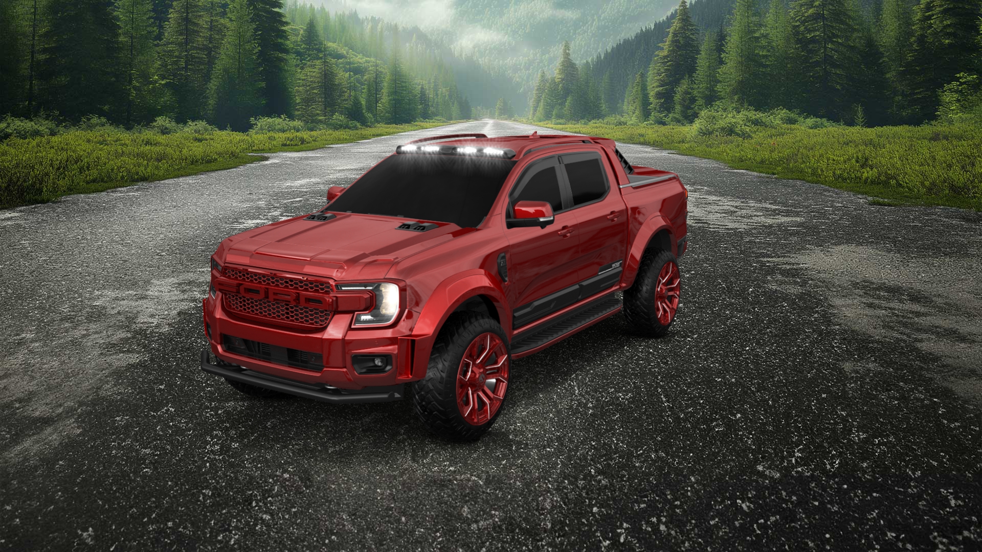 Ford Ranger 4 Door pickup truck 2022