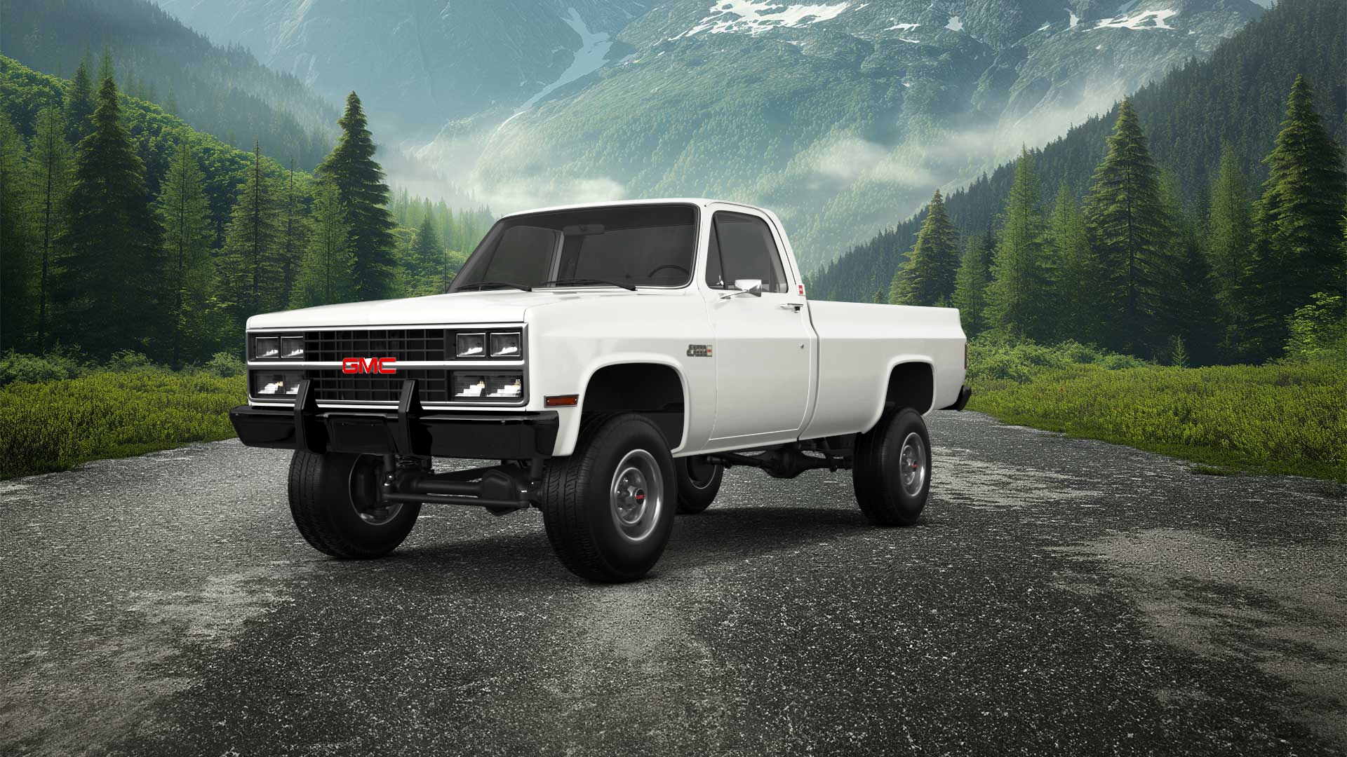 GMC Sierra 1500 2 Door pickup truck 1985 tuning