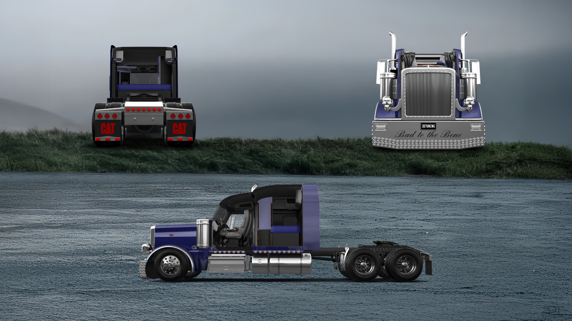 Peterbilt 589 Sleeper Cab Truck 2024 tuning