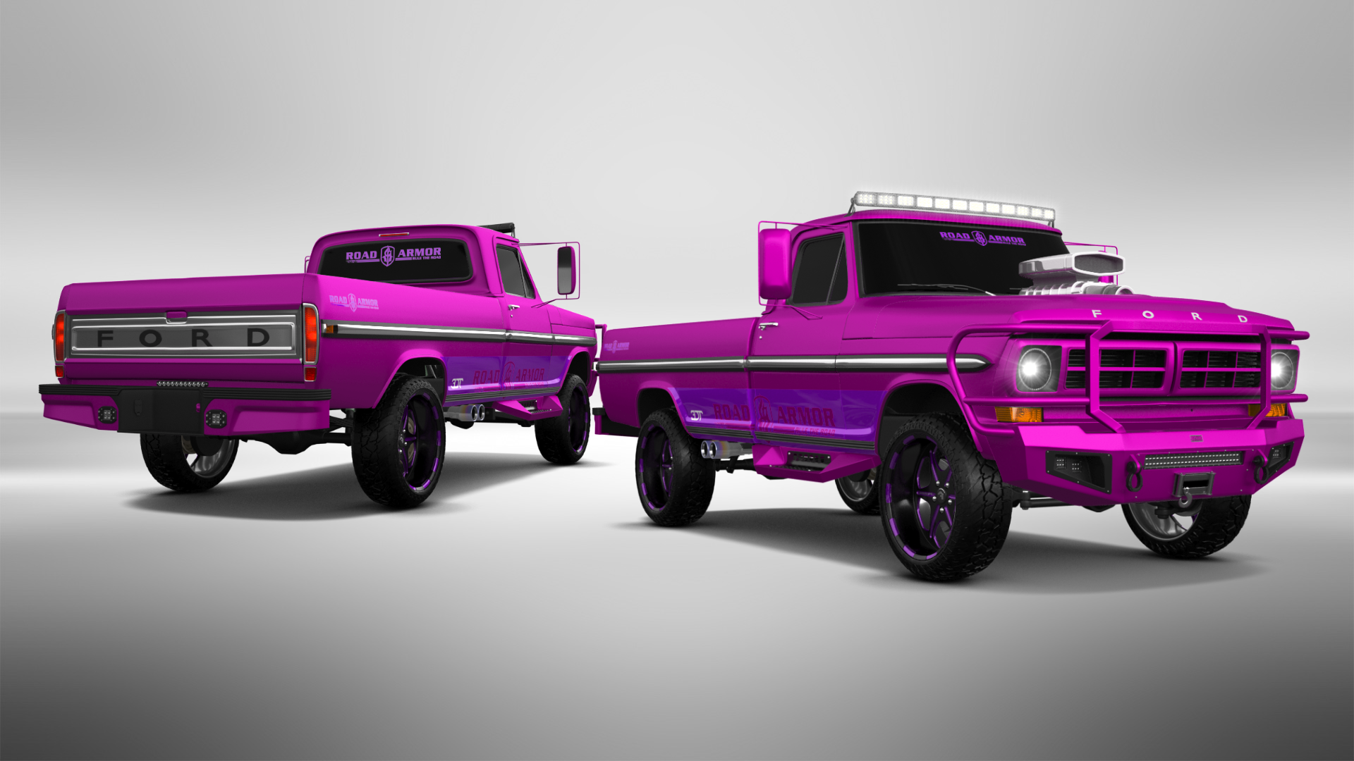 Ford F-250 2 Door pickup truck 1971