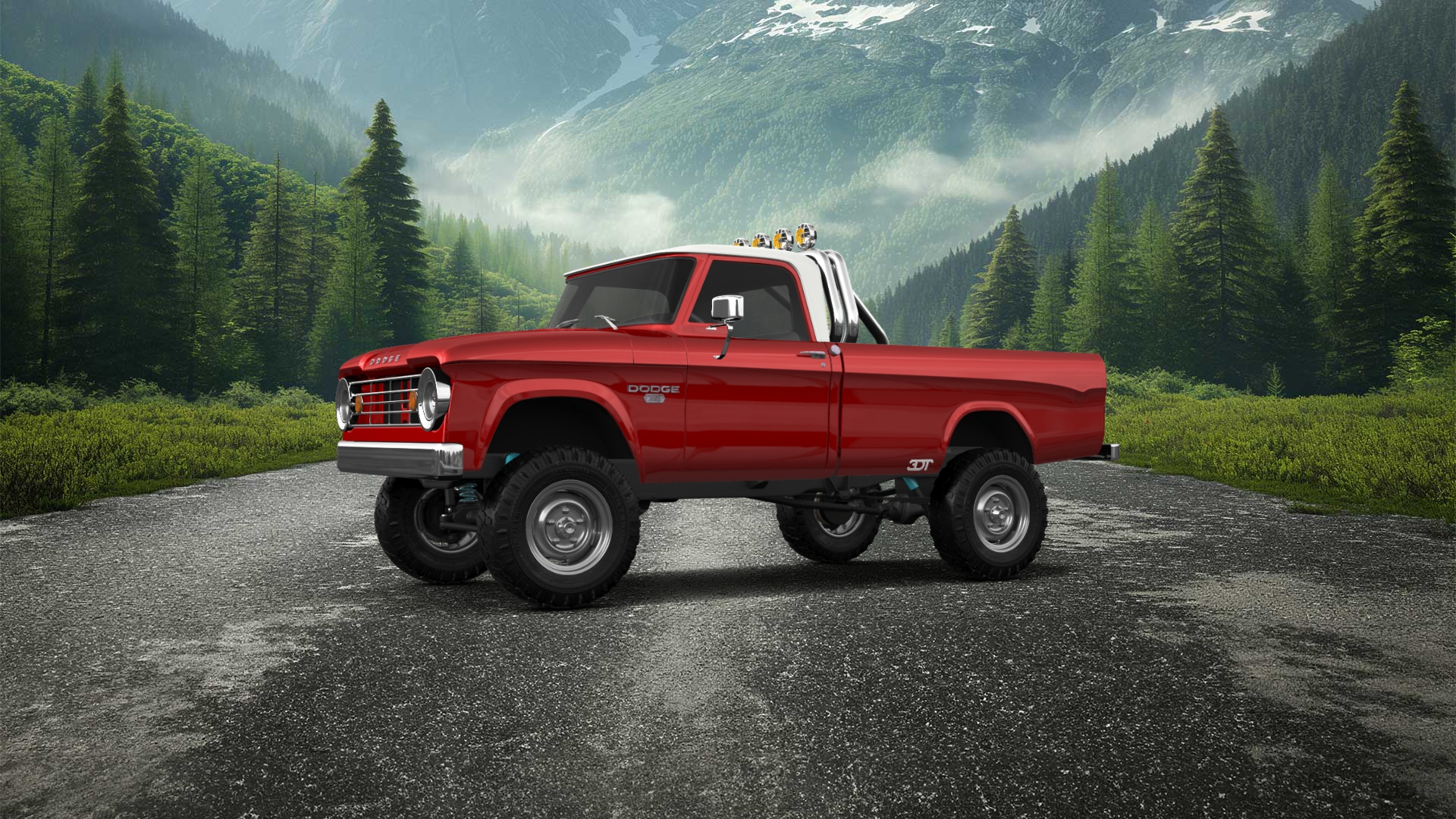 Dodge Power Wagon W200 2 Door pickup truck 1966