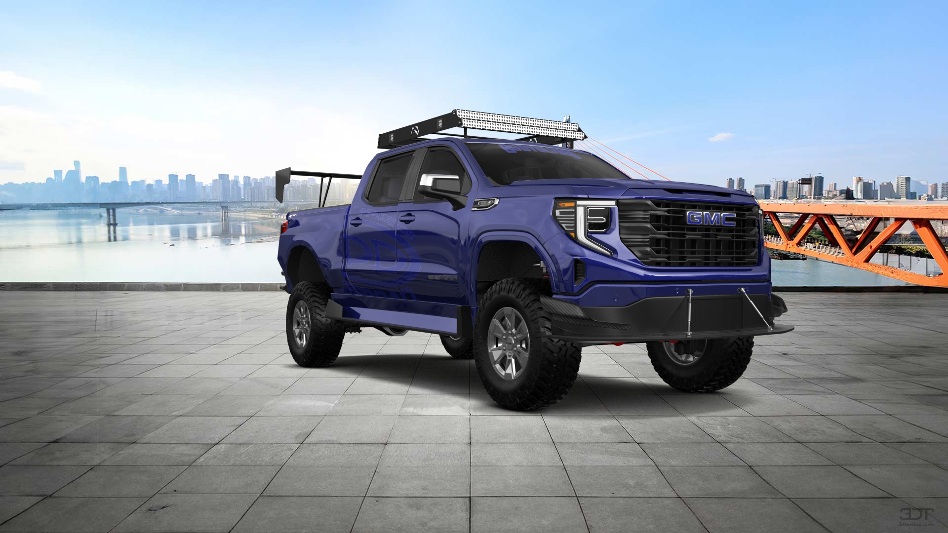 GMC Sierra 1500 Crew Cab 5.8 ft box 4 Door pickup truck 2023 tuning