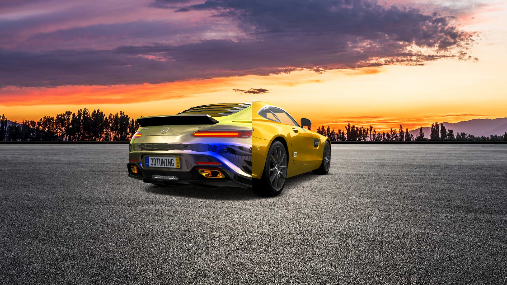 Mercedes AMG GT 2 door fastback coupe 2015 tuning