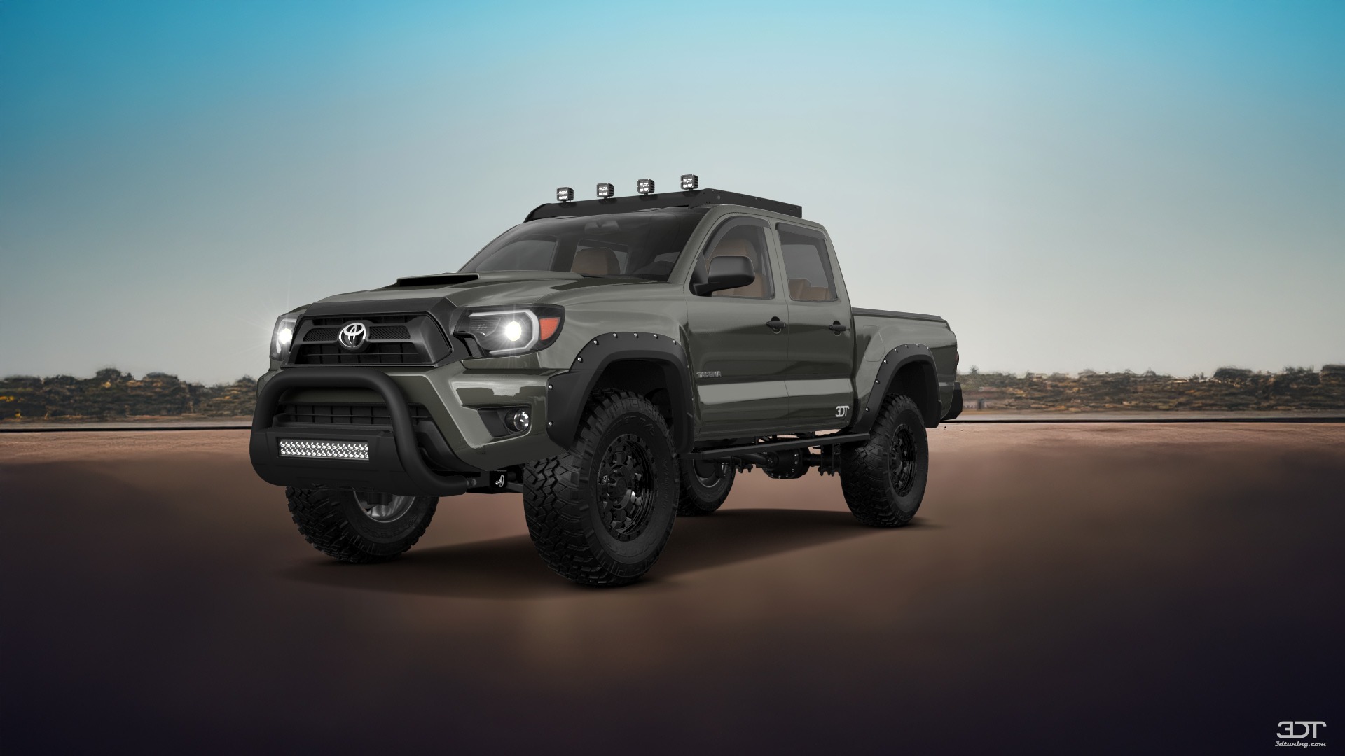 Toyota Tacoma Crew Cab 5.1 ft box 4 Door pickup truck 2012 tuning