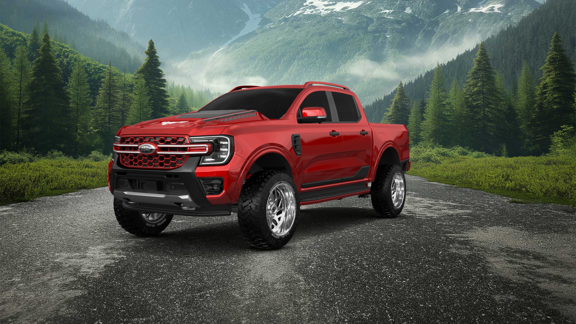 Ford Ranger 4 Door pickup truck 2022