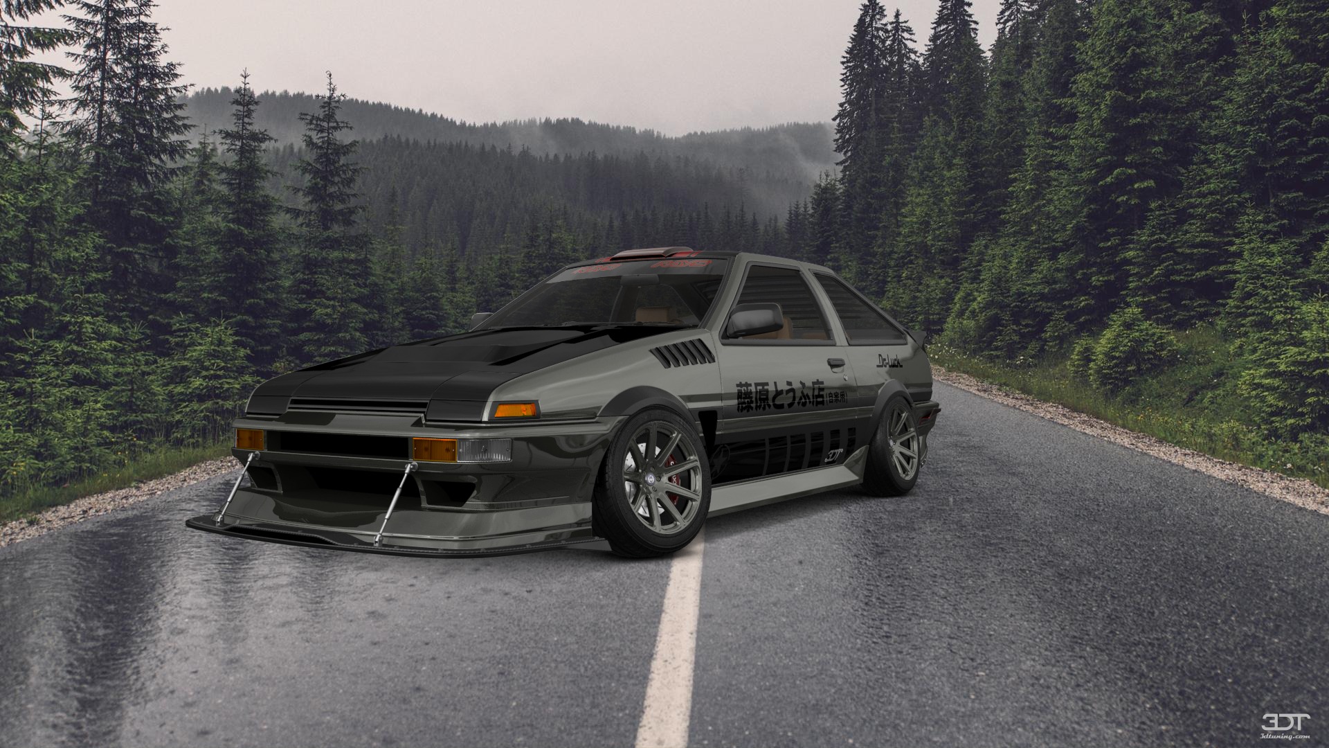 Tuning Toyota AE86 3 Door Hatchback 1985